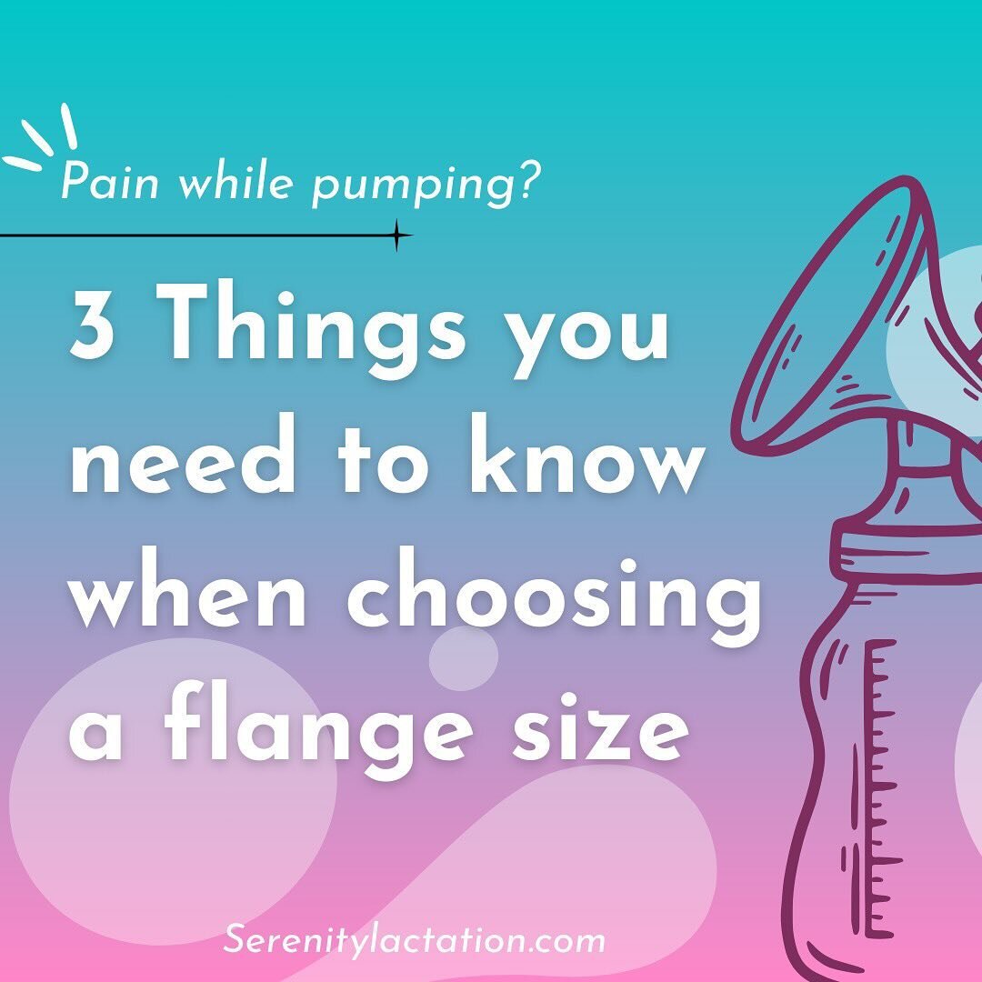 Most breast pumps come with 24mm and 27 or 28mm flanges. I'm not sure who decided these are the most common sizes, but that has certainly not been my experience in sizing hundreds of clients! 

Some key points to remember: 
🤱 Large breasts does NOT 