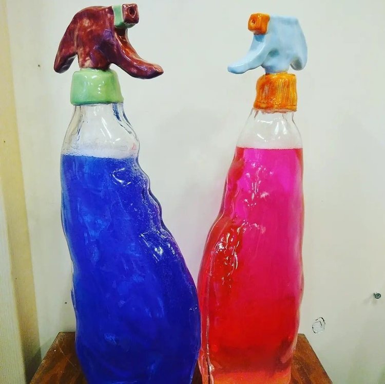 Koos Buster - Jolanda en Rox, glass, ceramics