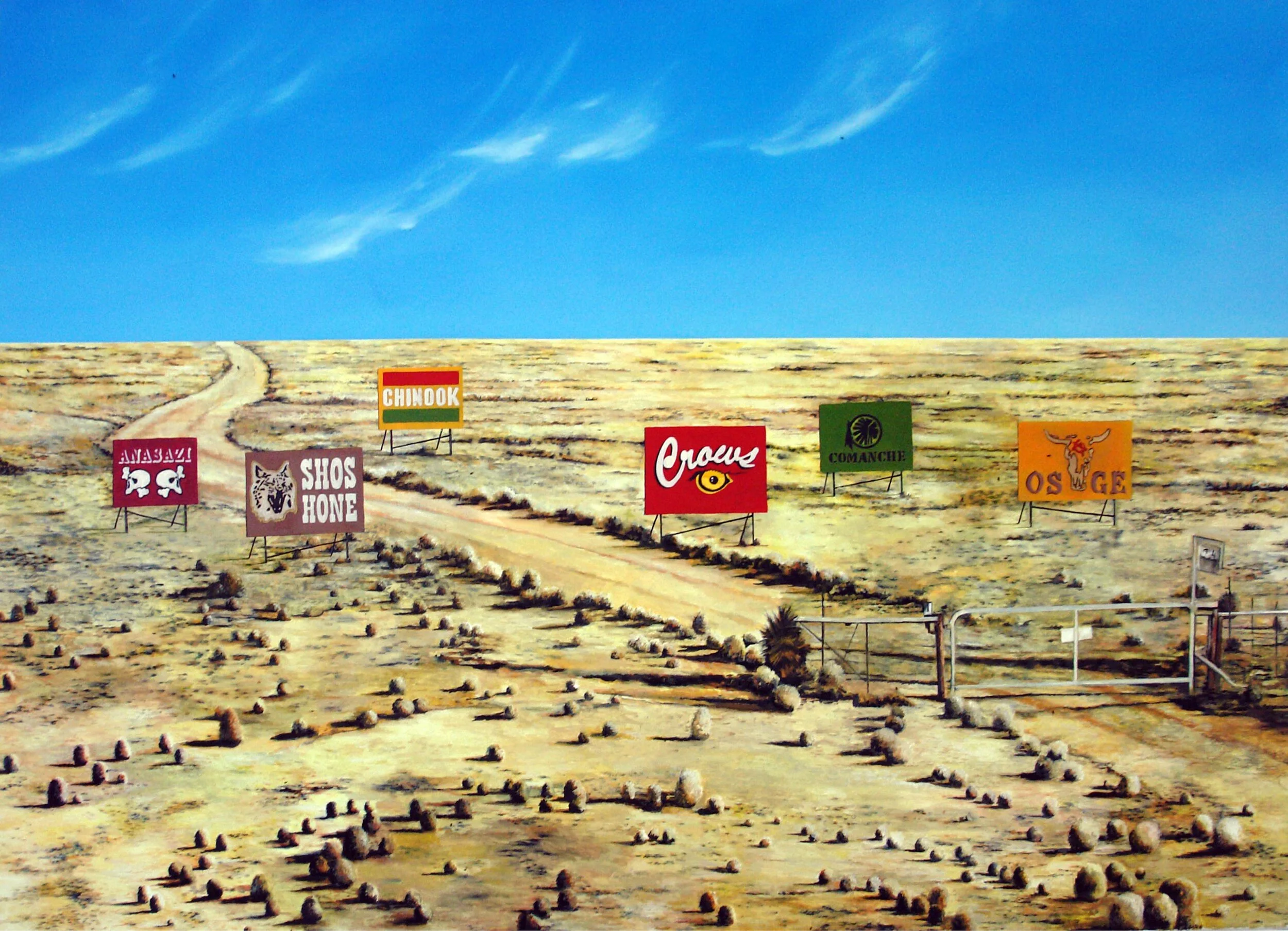  Promised Land, oil on canvas, 100 x 140 cm 