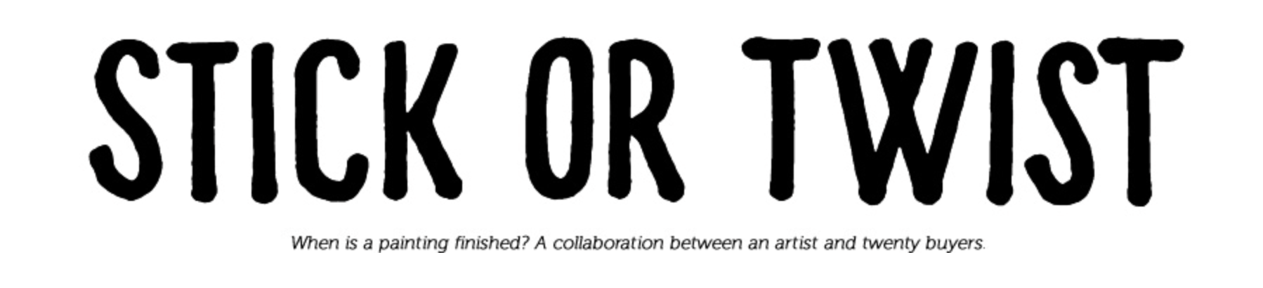 Stick or Twist by Aukje Dekker