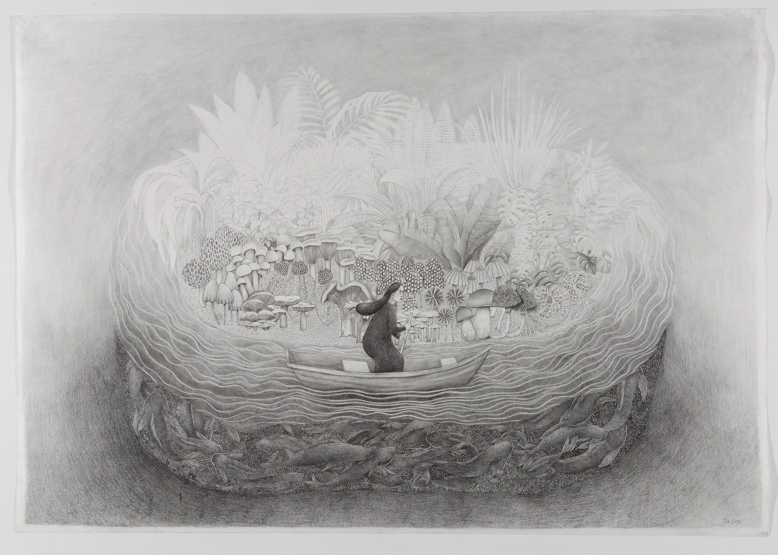  Promised Land, Oil on Canvas, 100 x 140 cm 