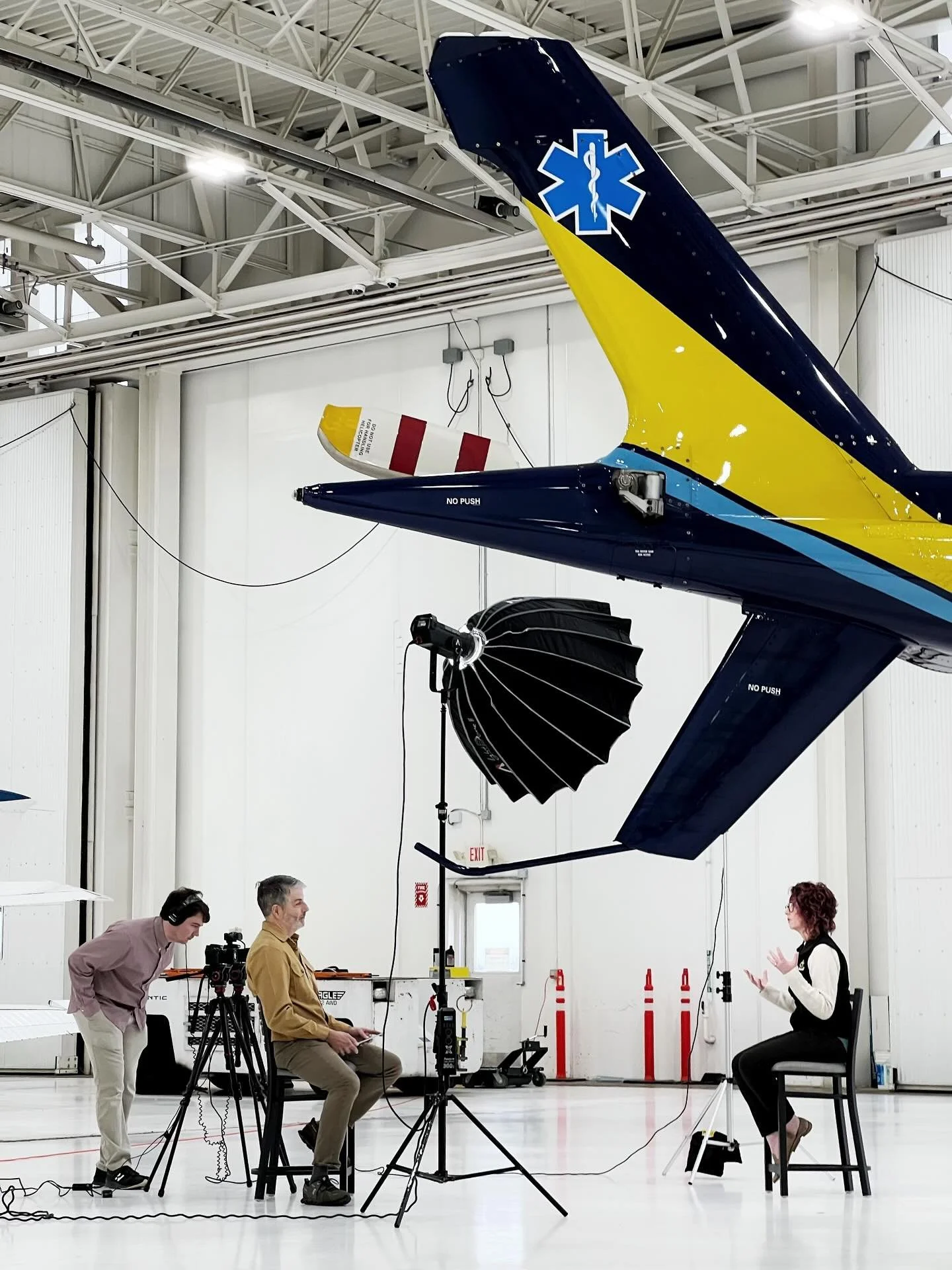 Brilliant equipment and base culture - filming for this life saving company was a thrill! Thanks for letting us see life as a pilot, mechanic, clinician, and crew member at @lifelinkiii !
