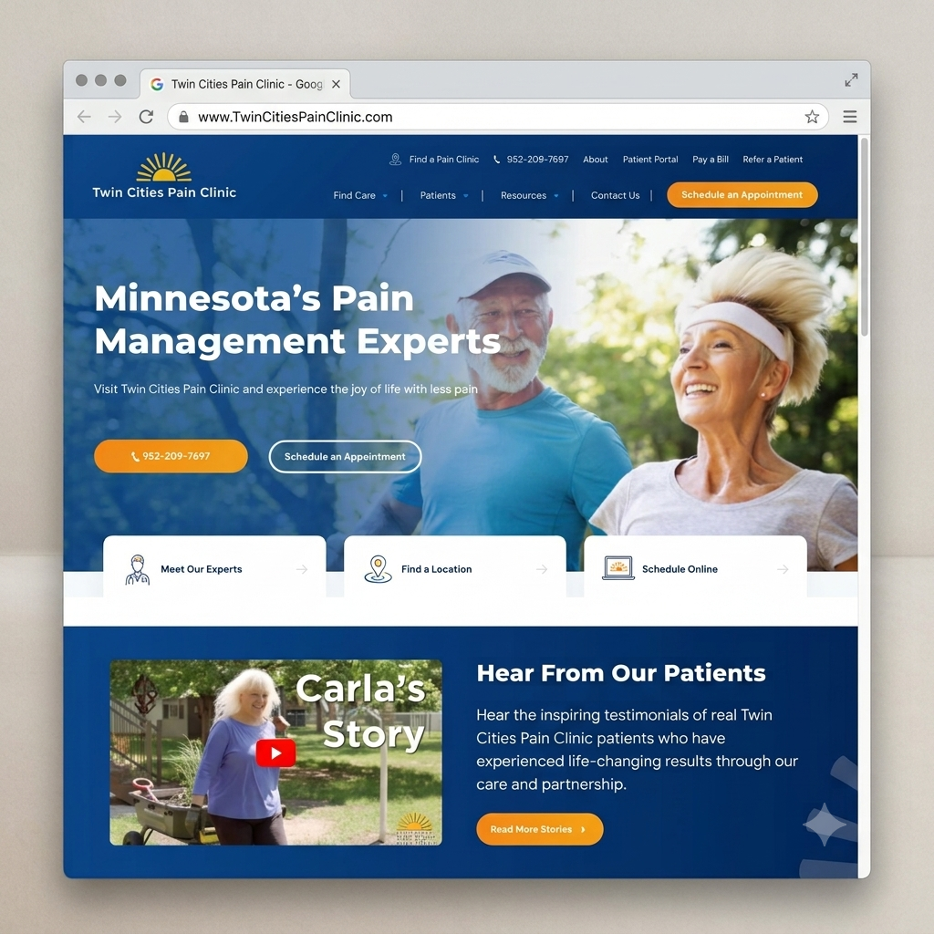 Twin Cities Pain Clinic Website