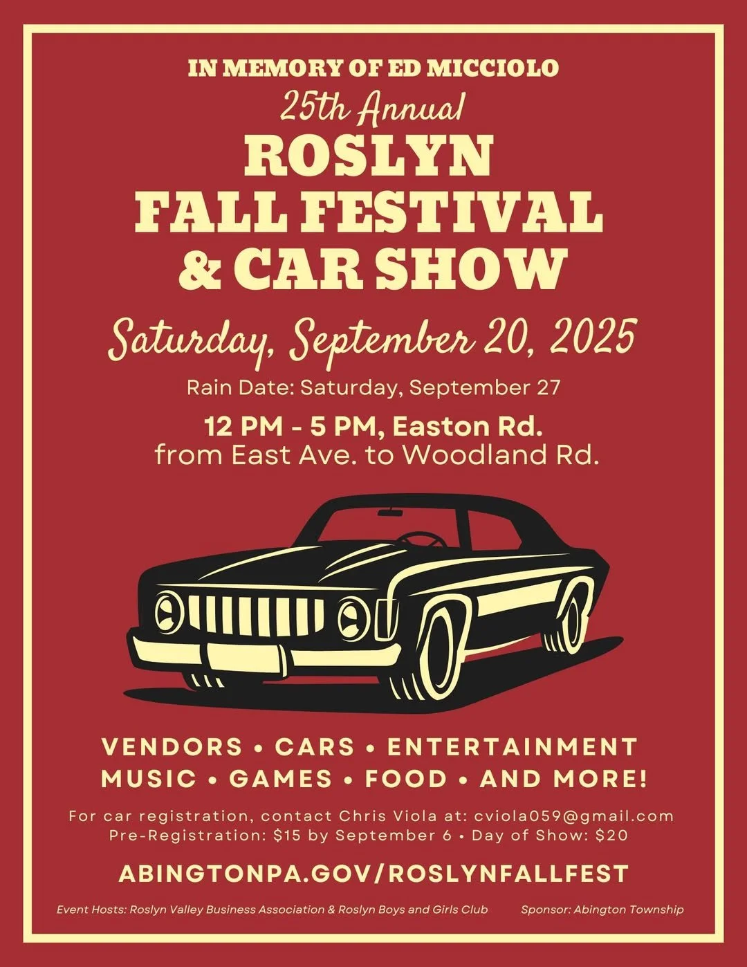 Roslyn Fall Festival and Car Show