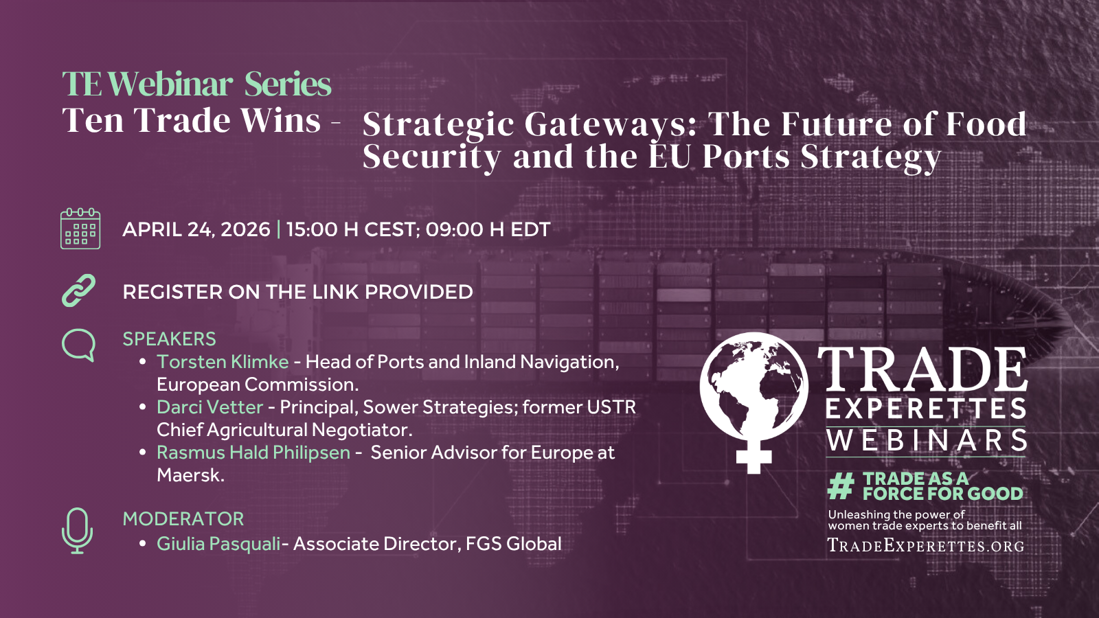 Strategic Gateways: The EU Ports Strategy and the Future of Food Security