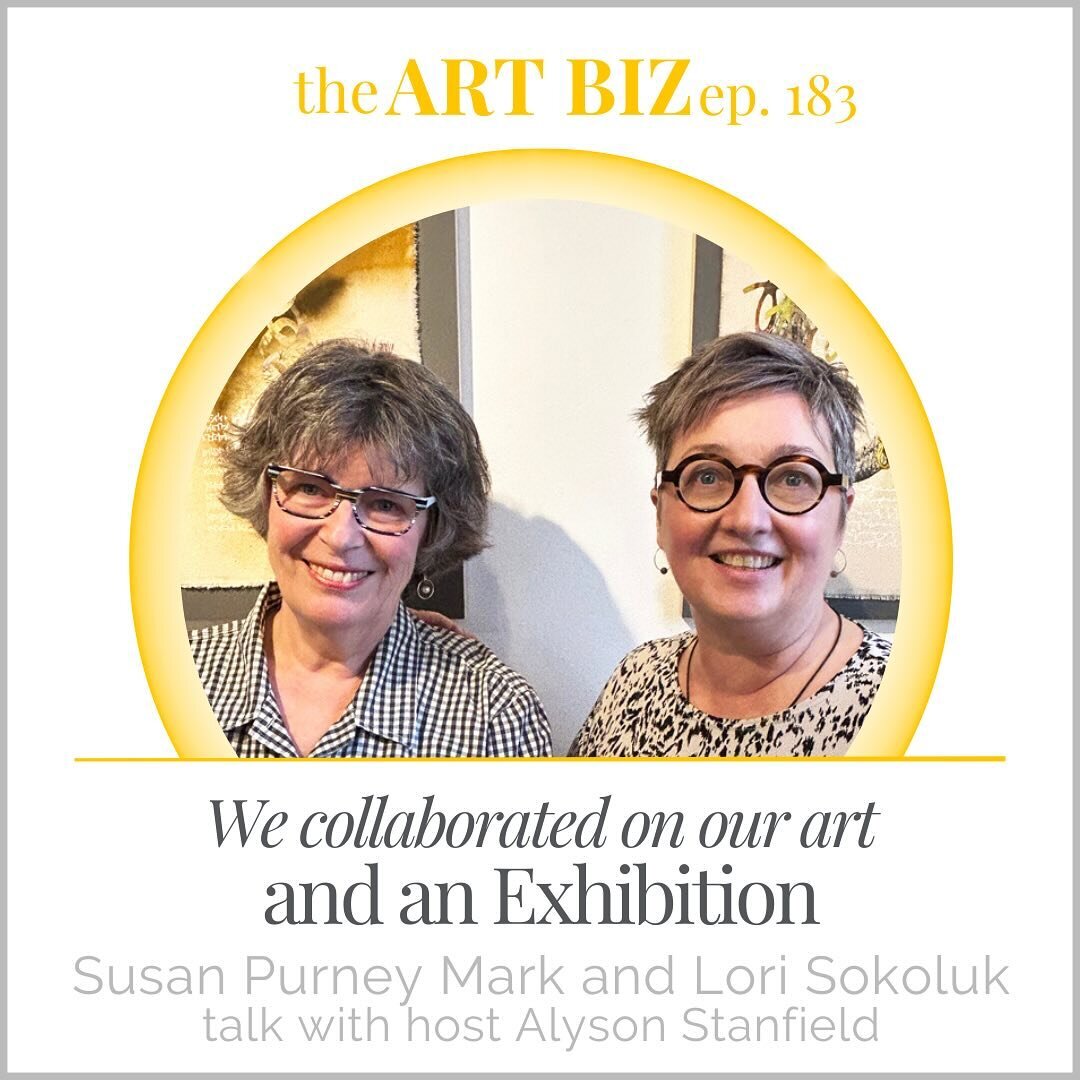 Did you miss the &ldquo;From A Distance&rdquo; exhibit? Couldn&rsquo;t make it to the virtual artist talk? This podcast with @alysonstanfield and Art Biz Success provides a peek behind the show as @susanpurneymark and I talk about the work, the exhib
