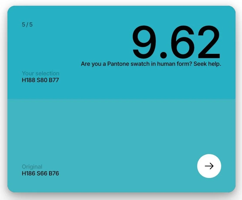 Had fun playing Dialed.gg - a colour memory game. Warning:this could be addictive.