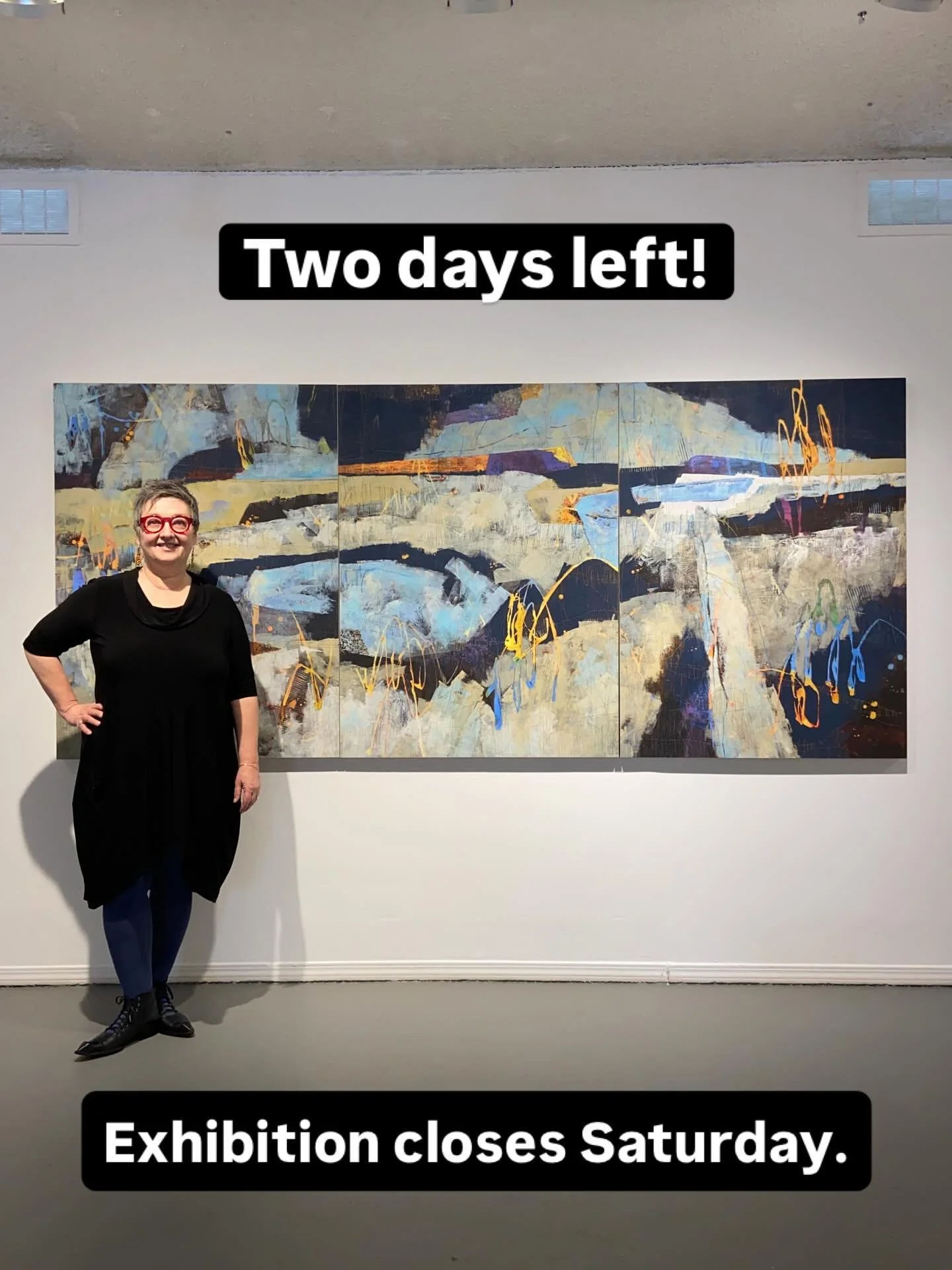 My solo exhibition at @harcourt_house closes 5pm Saturday April 25th. 
If weather permits, I&rsquo;ll be at the gallery from noon to 5pm. 

#lorisokolukart #artcollector #edmontonarts #canadianabstractart #contemporarycanadianartist