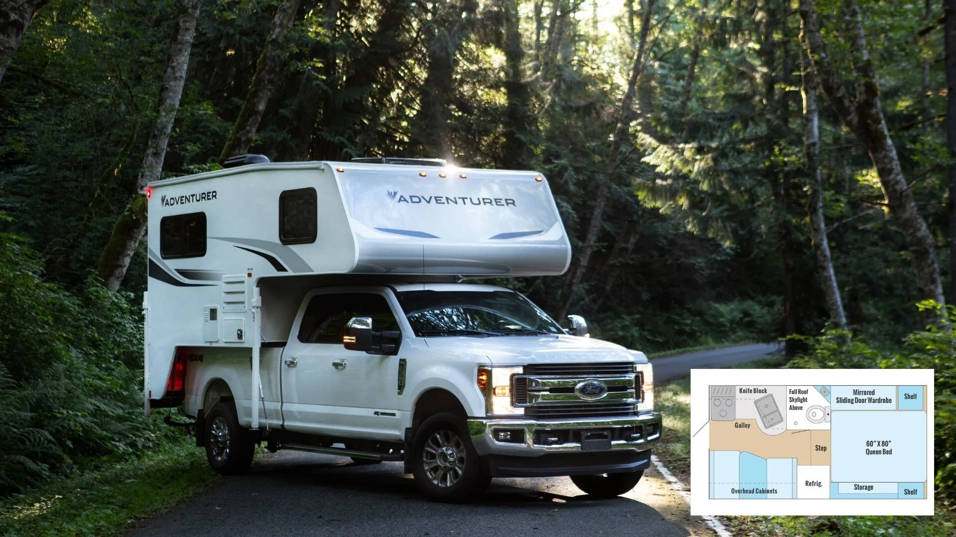 long bed pop up camper