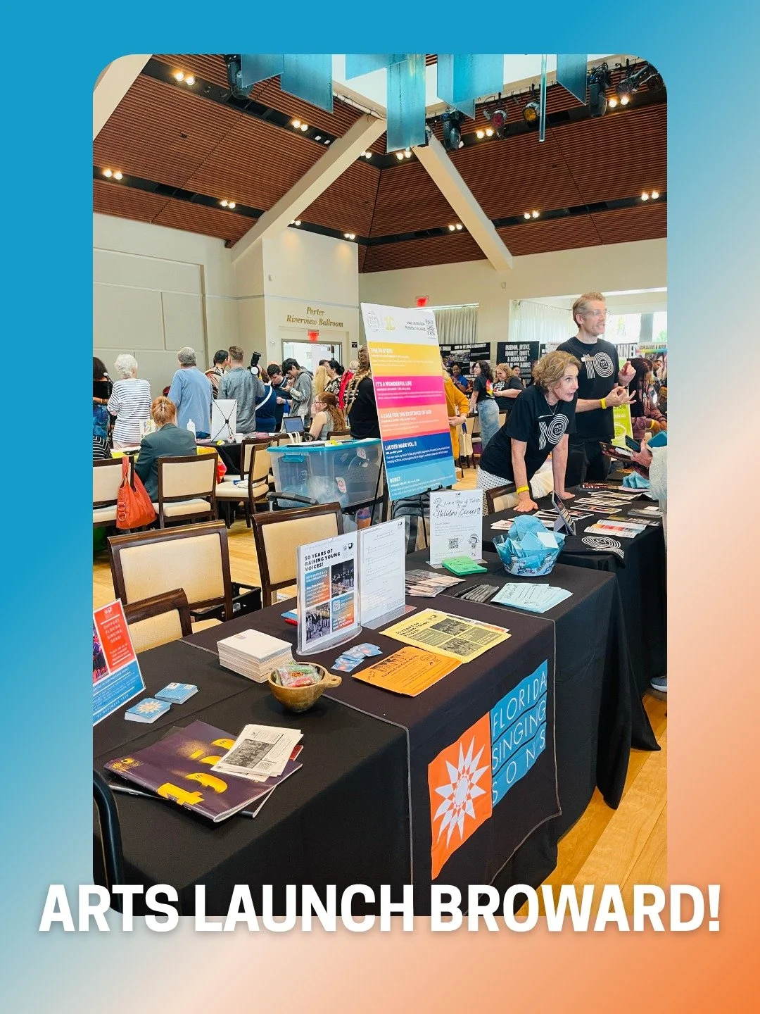 A big THANK YOU to everyone who stopped by our table at the Broward Arts Launch on October 5th! We loved meeting so many of you and sharing in the excitement of Broward’s vibrant arts scene. π
β¨ Reminder: There’s still time to join us t