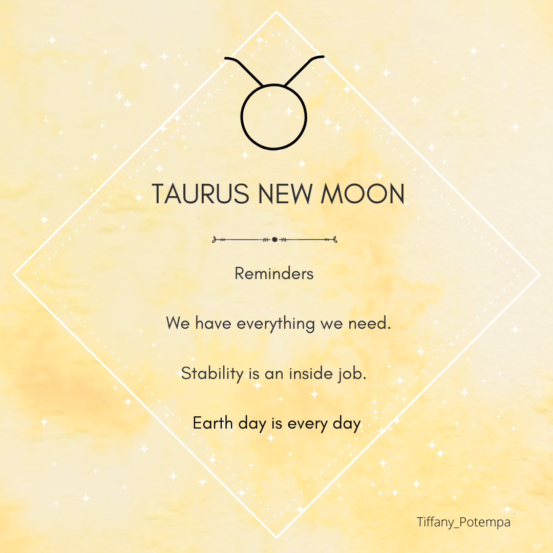 Taurus New Moon