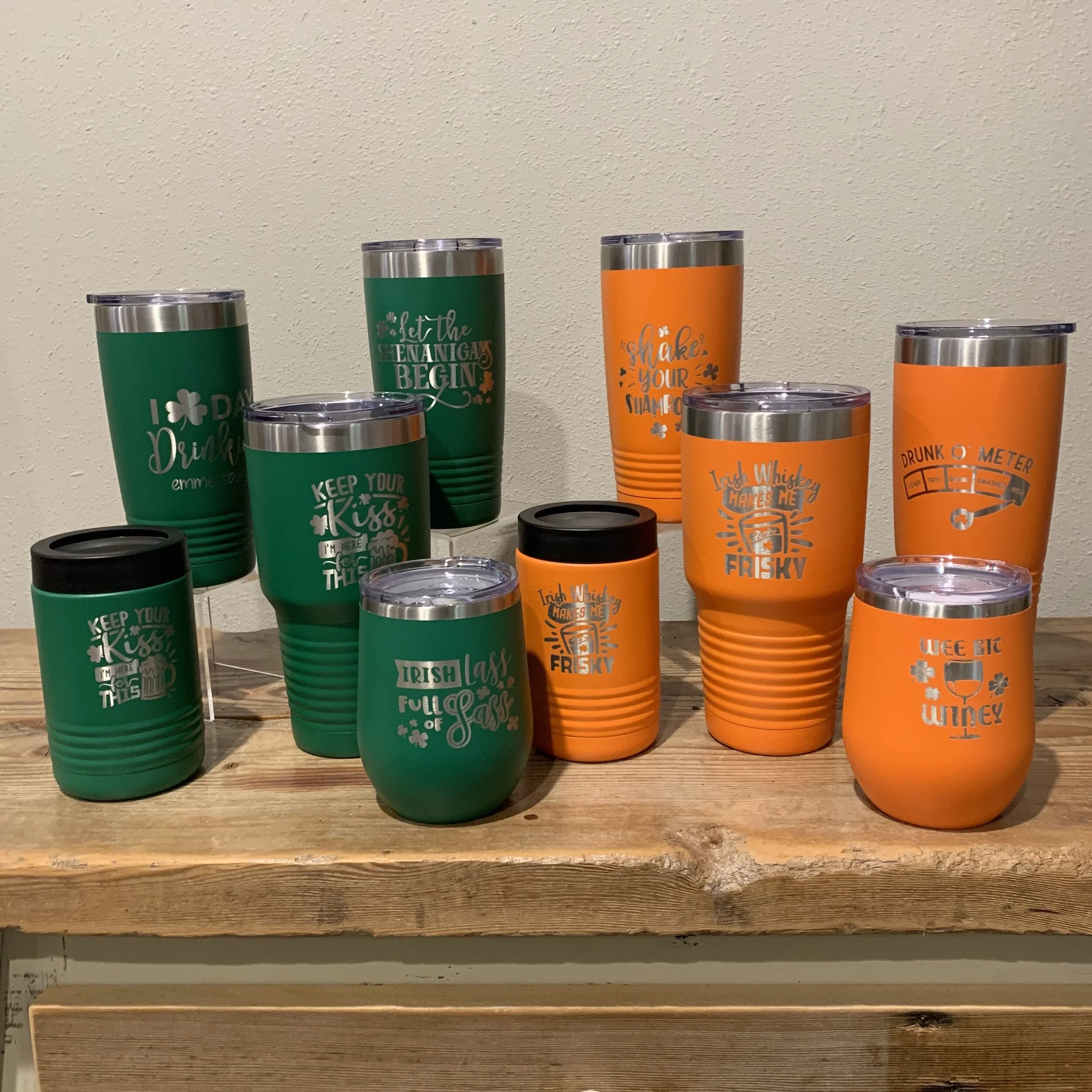 St. Patrick's Day Tumblers