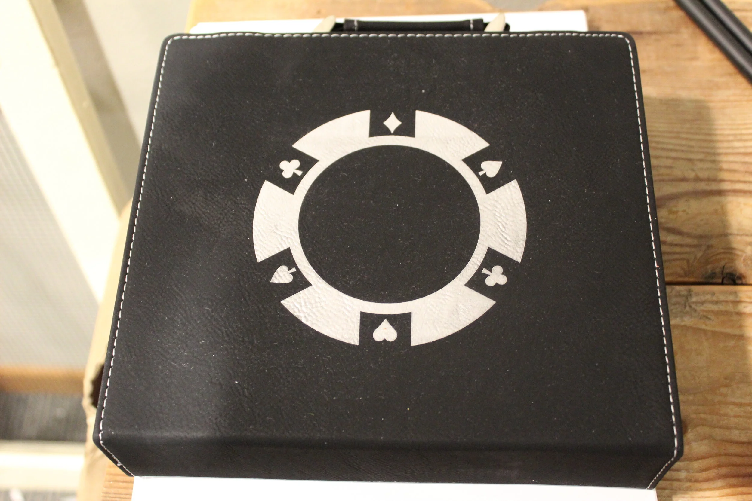 Leatherette Poker Set