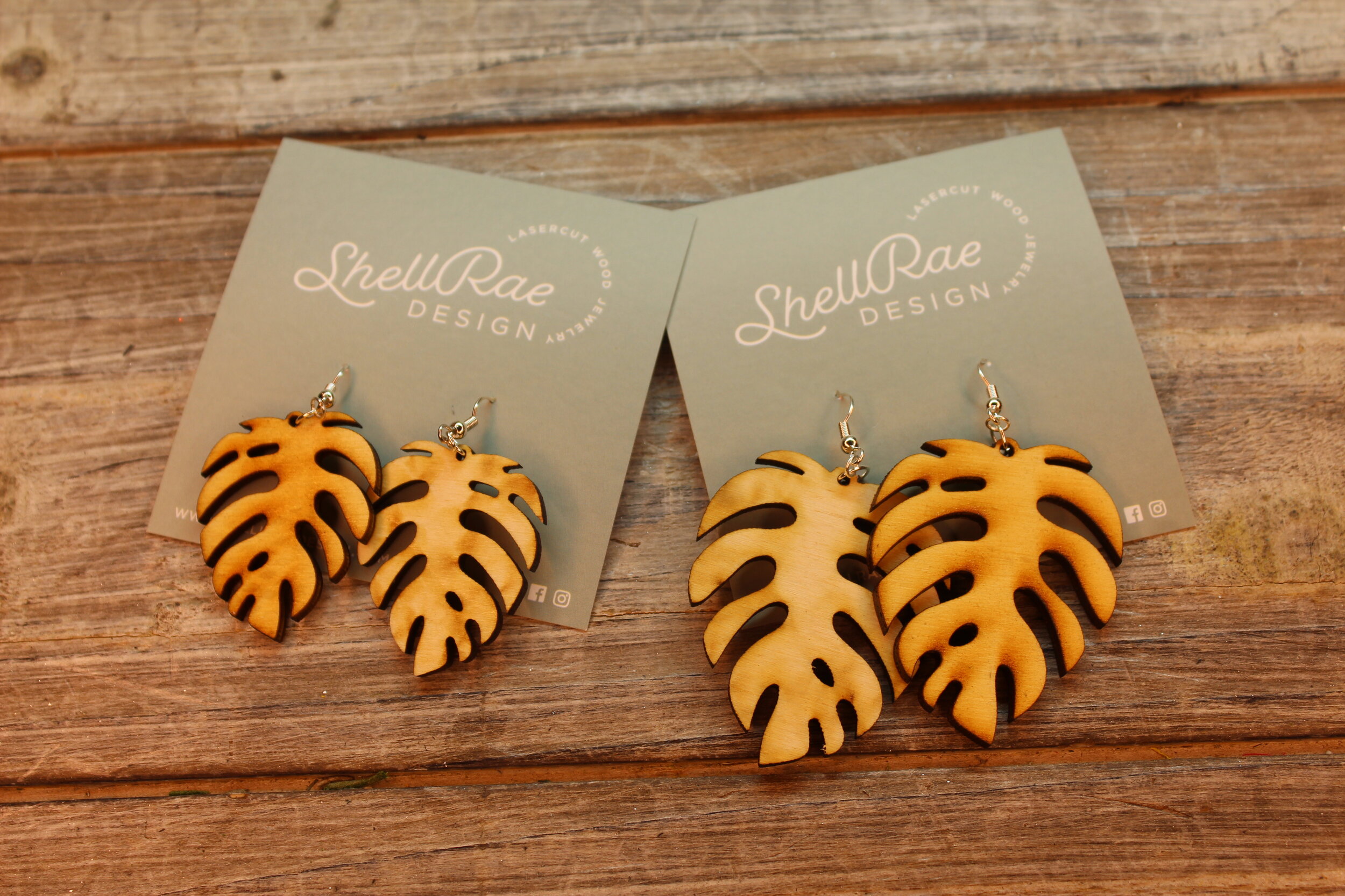 Palm Leaf Earrings