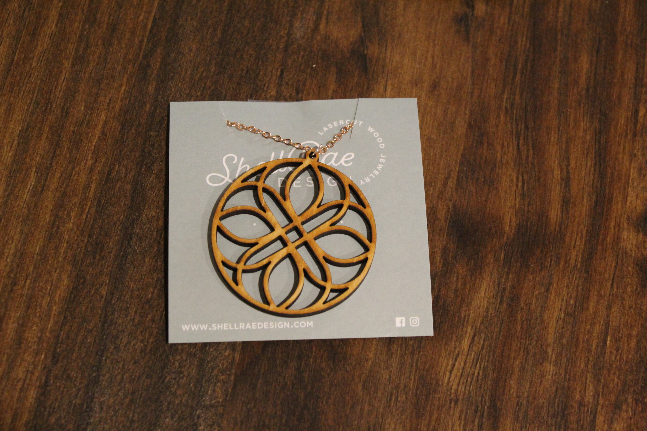 Flower Circle Pendant