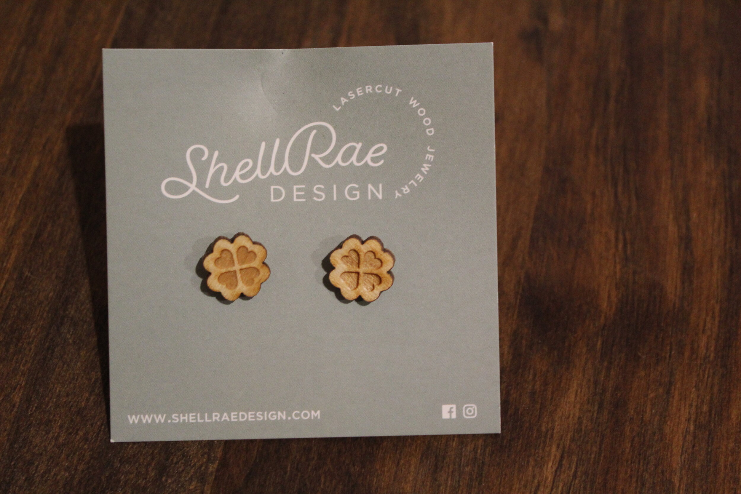 Four Leaf Clover Studs