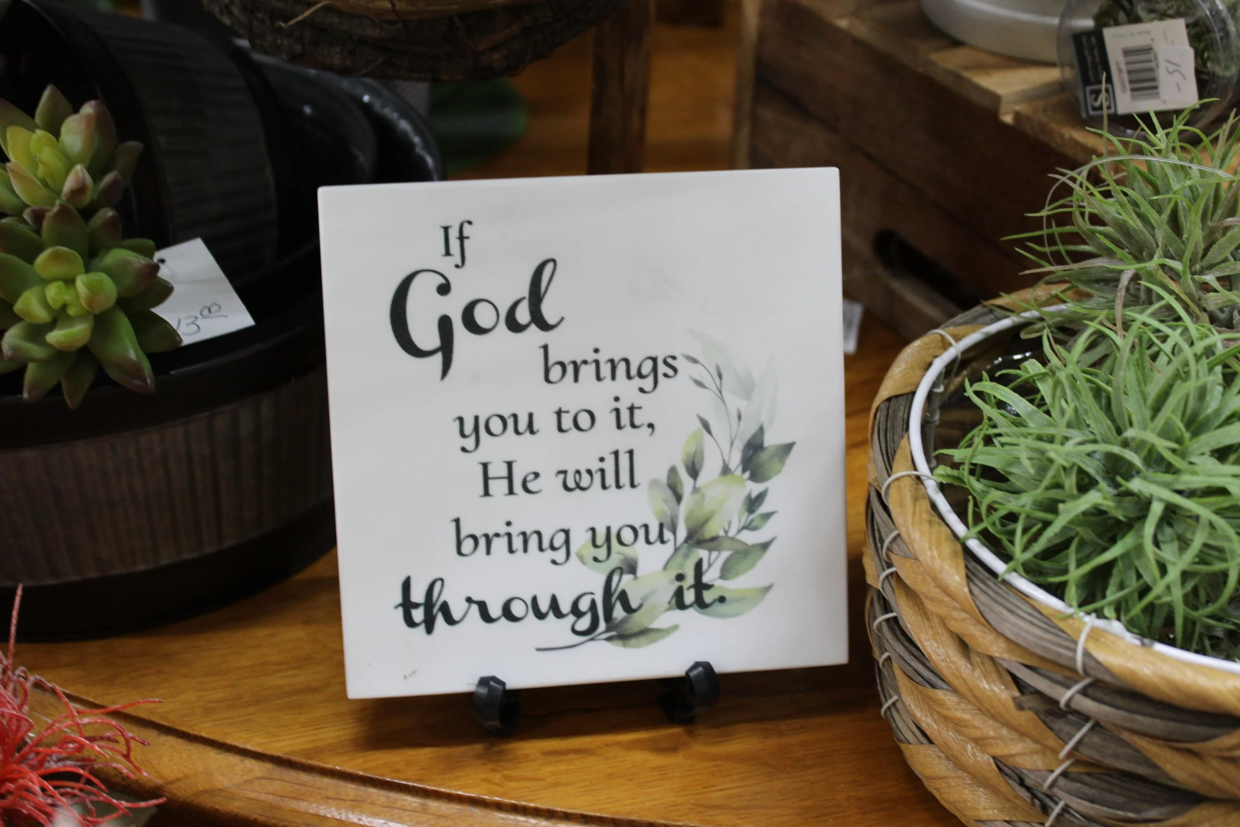 "If God brings you..."