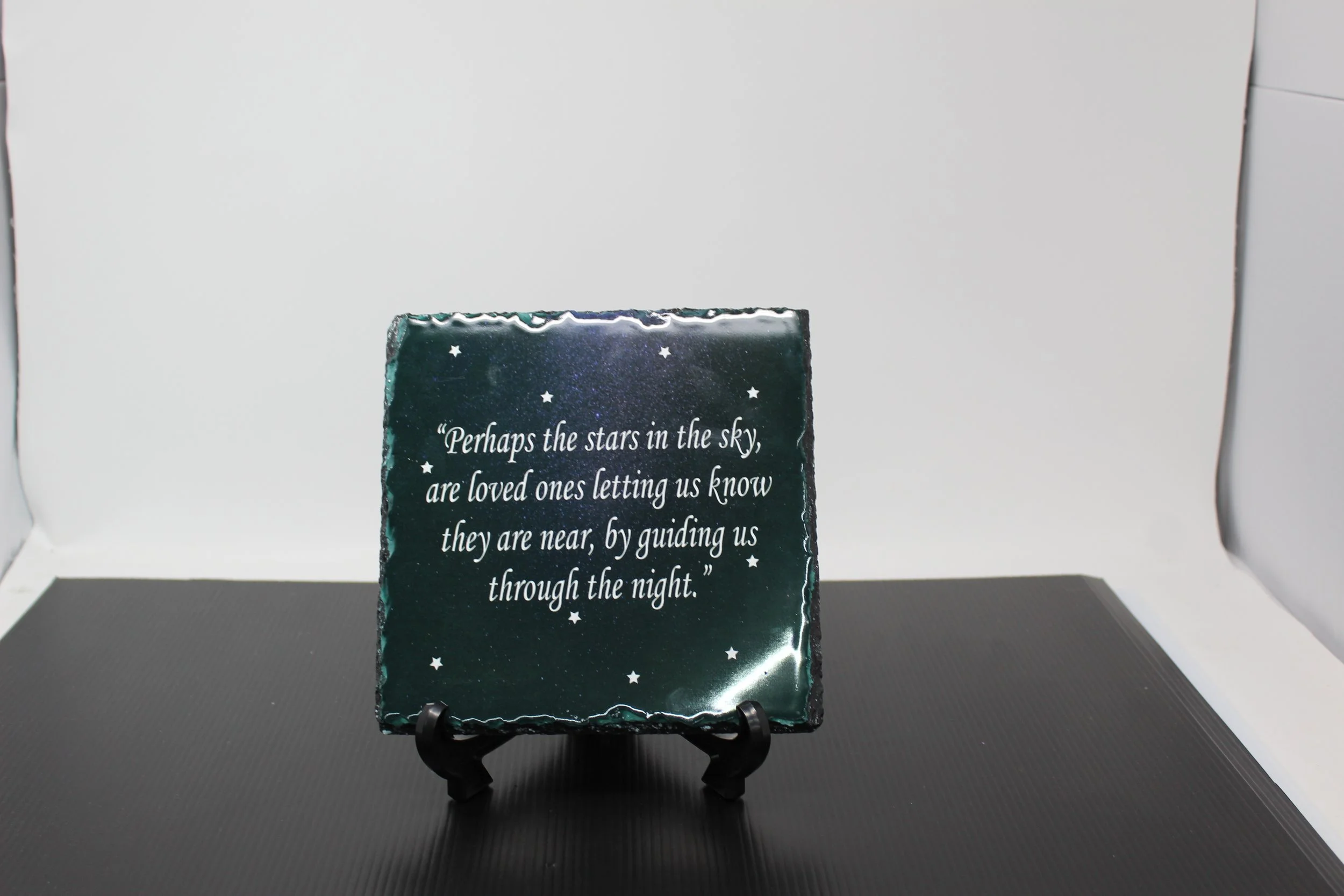 "Perhaps the stars in the sky..." 8 x 8 Corian Tile