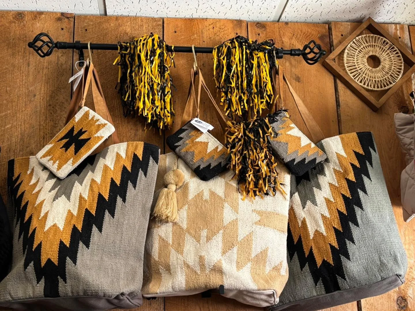 All the rage this year at market!  Perfect for the game day snacks and warm gear!