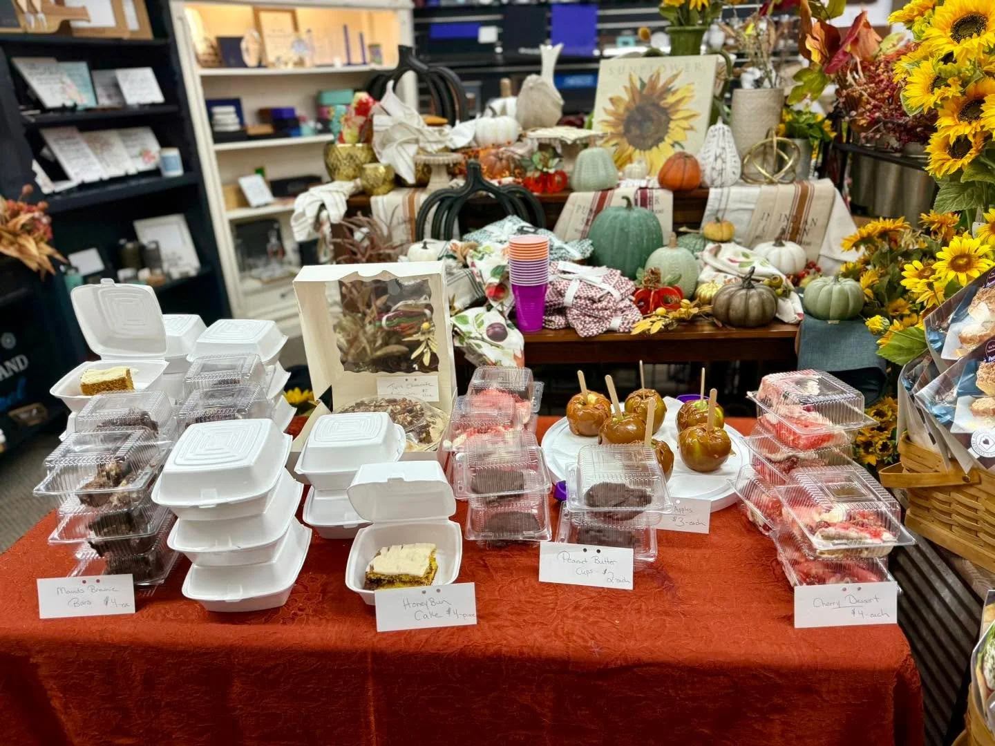 Sweet treats are waiting!!!! Something sweet is blooming tonight at Blossoming Creations! Join us for Brenda&rsquo;s Bake Sale and treat yourself to homemade goodies, cozy vibes, and community cheer.&rdquo; Moonlight Madness is happening in downtown 