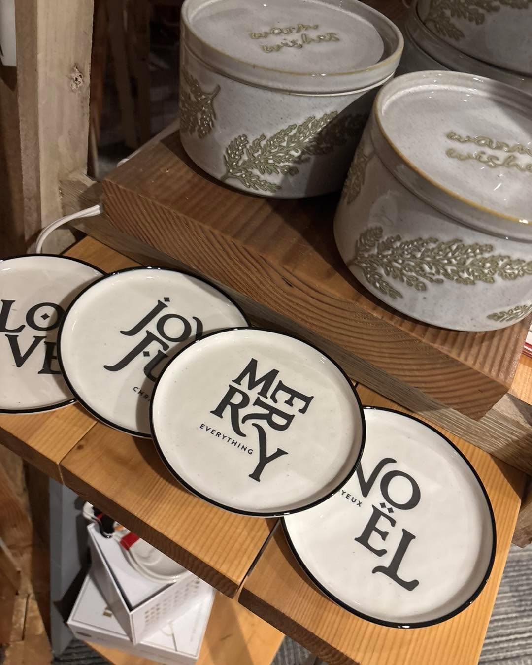 I love these little dishes! Add a pair of earrings or a ring and what a cute gift!  The trays are perfect all around the house! Use for change, your wallet, keys, and yes those earrings that you are looking for 😉