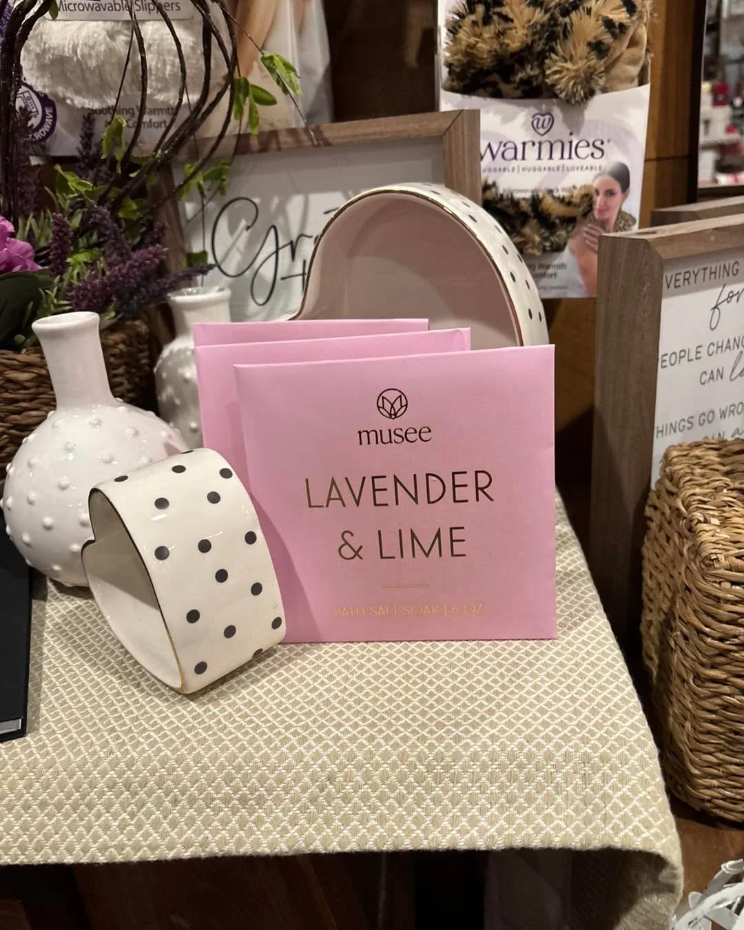 These are a restock and a customer favorite!  You can find them at the counter or in our Bath section of the store. ❤️