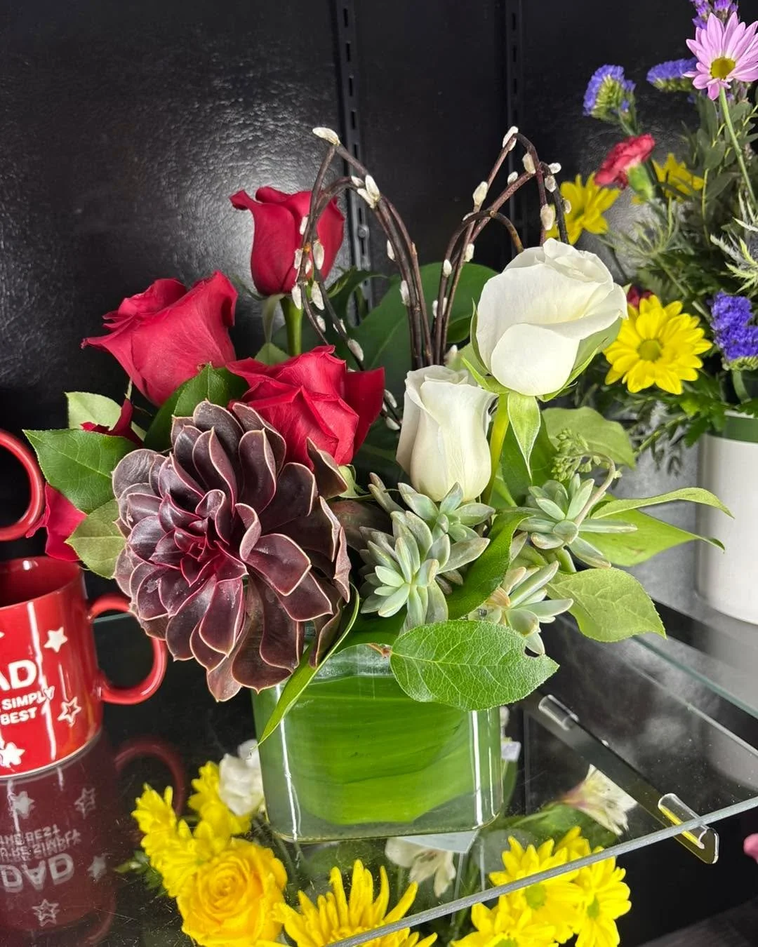 New to the cooler today!! Those hearts are popping up all over! ❤️. Love this one!