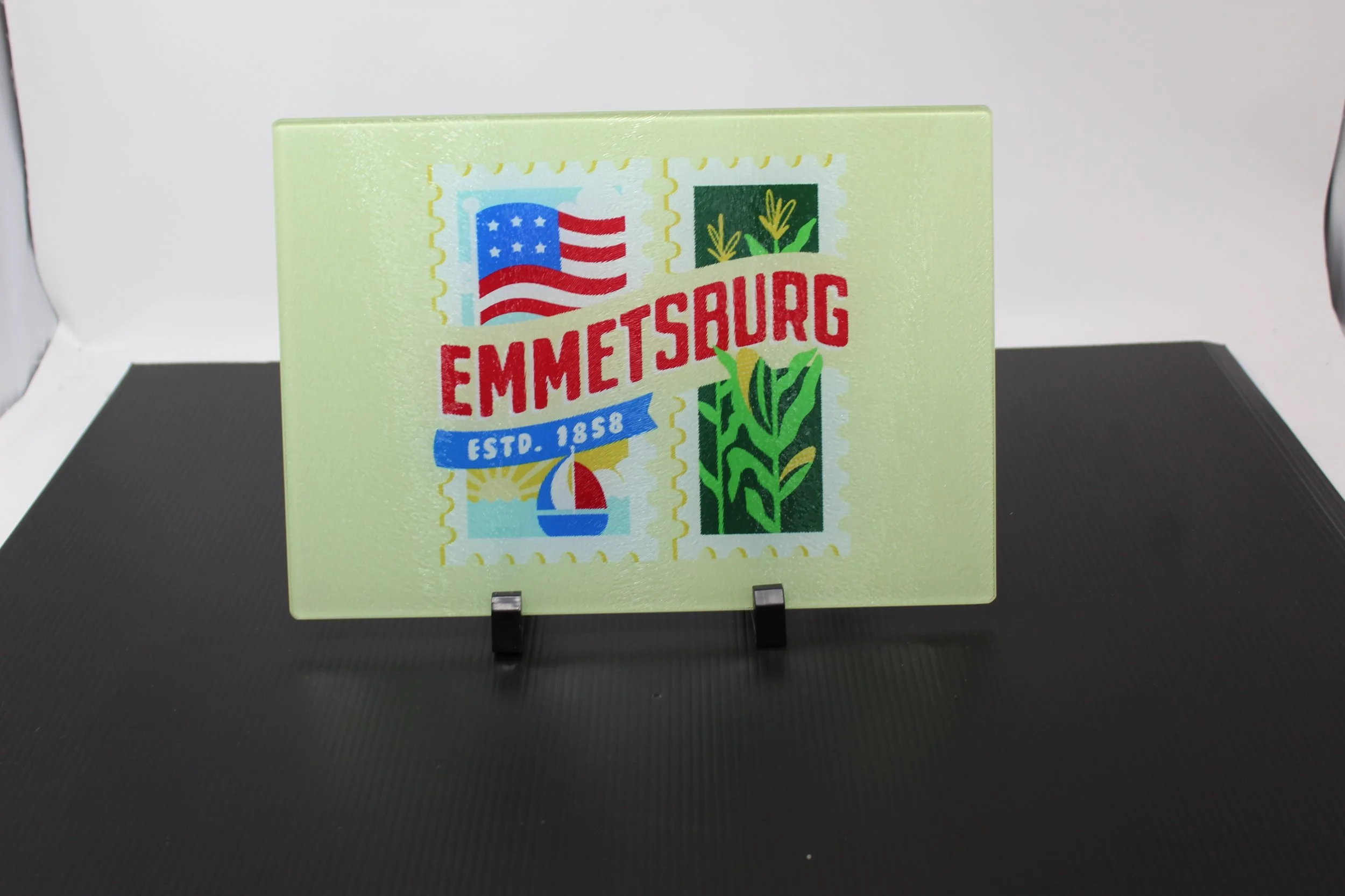 Small Table Coaster- Personalized Emmetsburg Gift