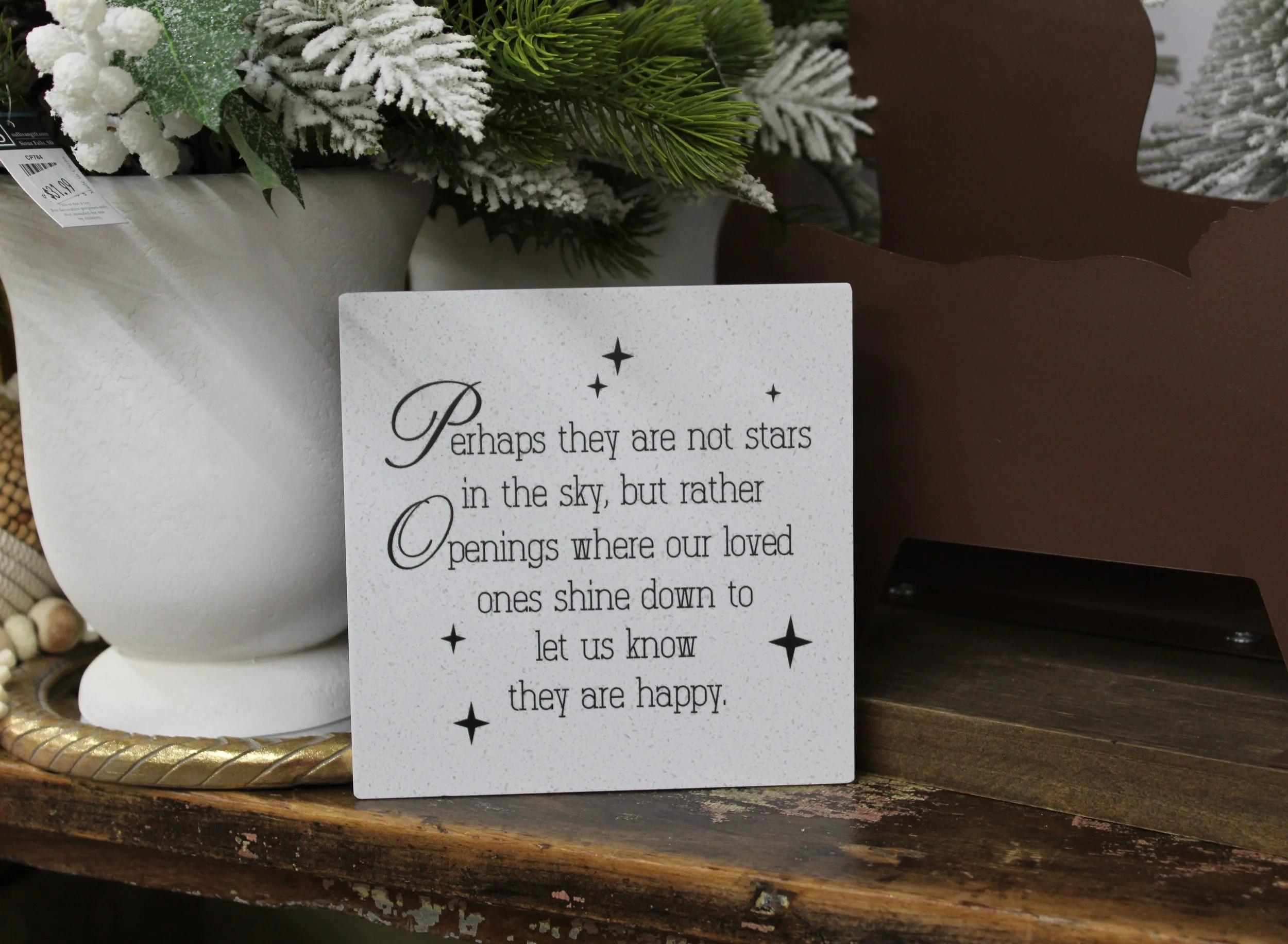 "Perhaps They Are Not Stars..." 6x6 Sympathy Corian Tile