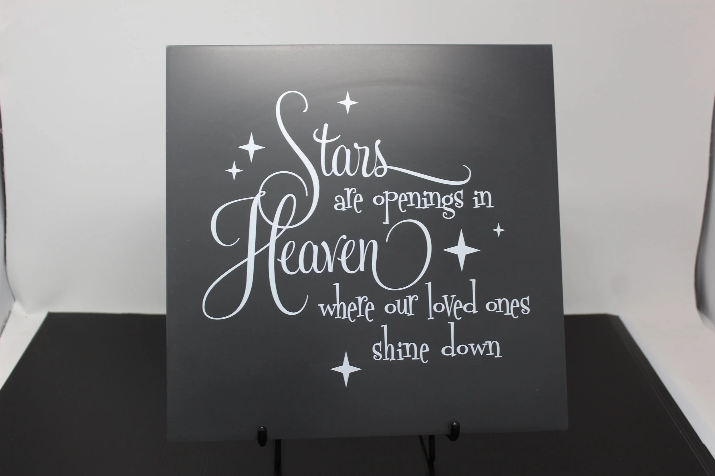 "Stars are Openings in Heaven..." 12x12 Sympathy Corian Tile