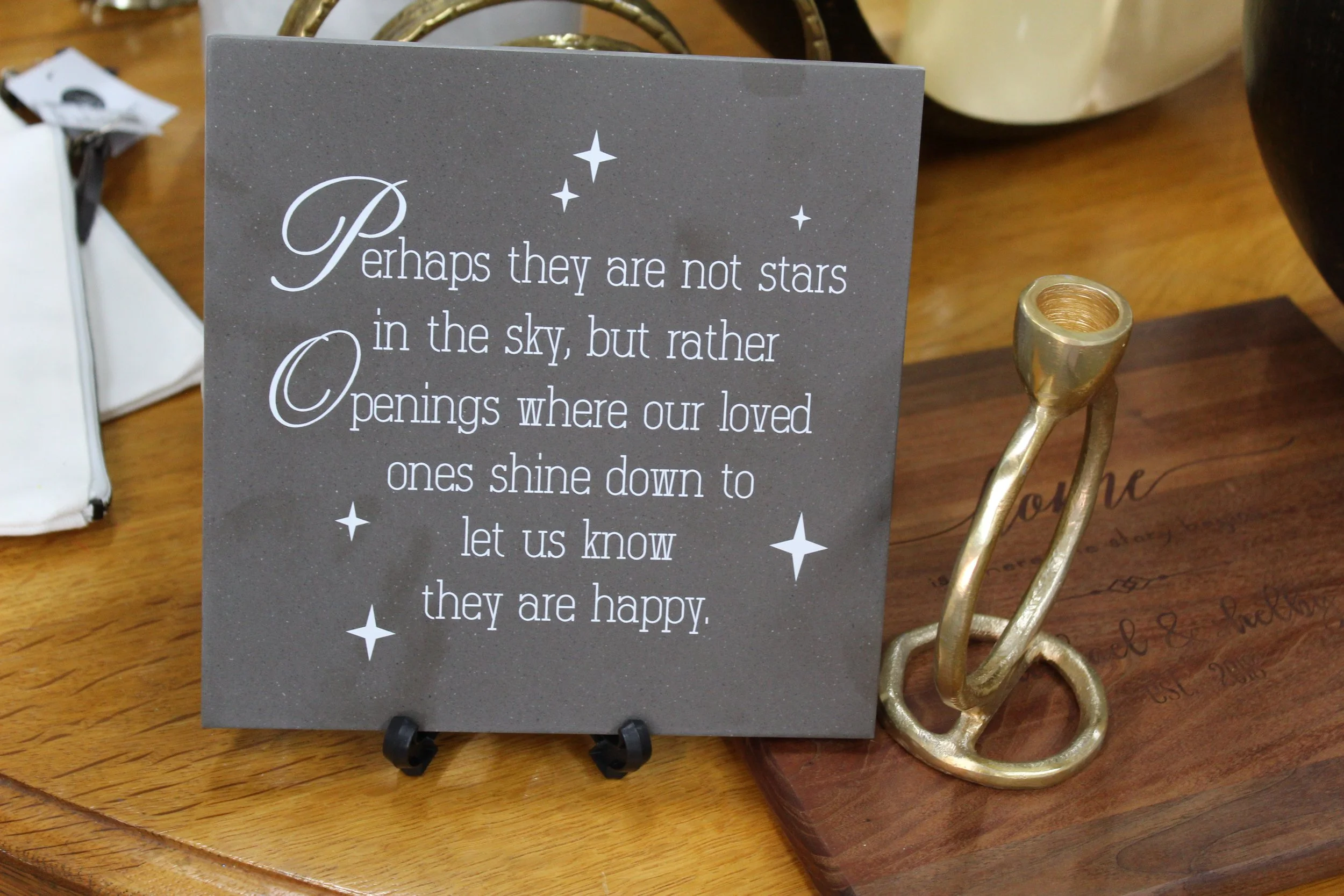Perhaps the stars in the sky - 8" x 8" Corian Decorative Tile, customizable