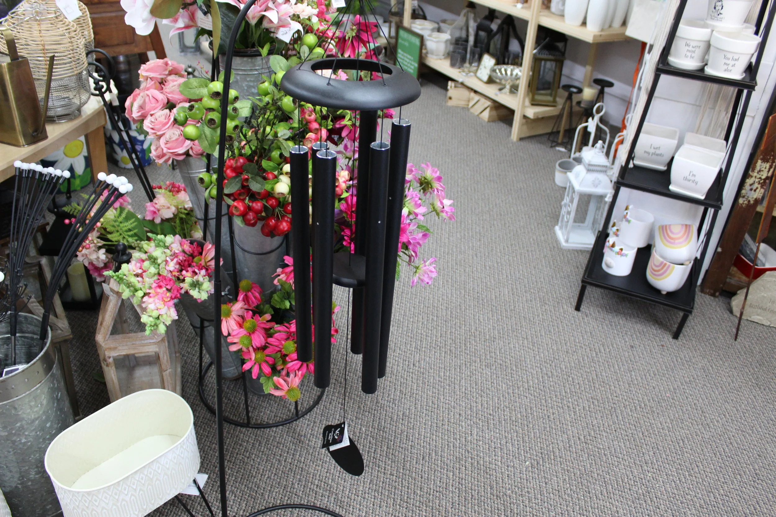 36" Corinthian Bells Wind Chime- Black Color