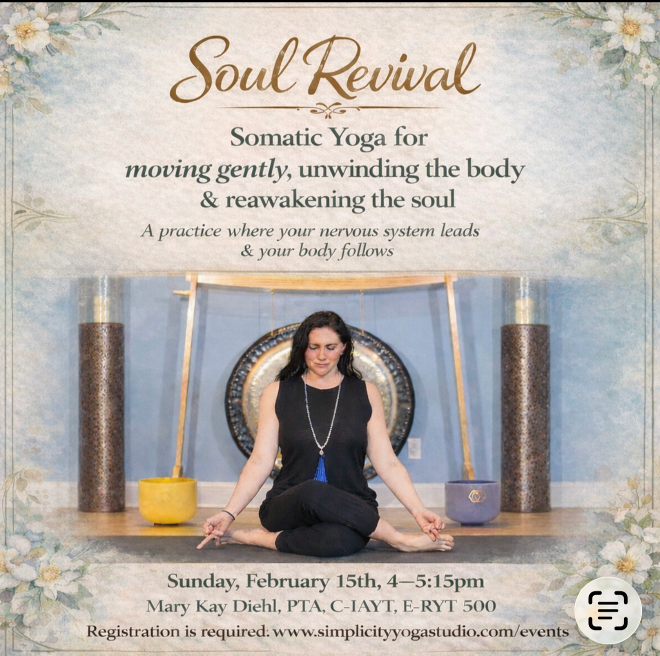 Soul Revival - Somatic Yoga for moving gently, unwinding the body, and reawakening the soul