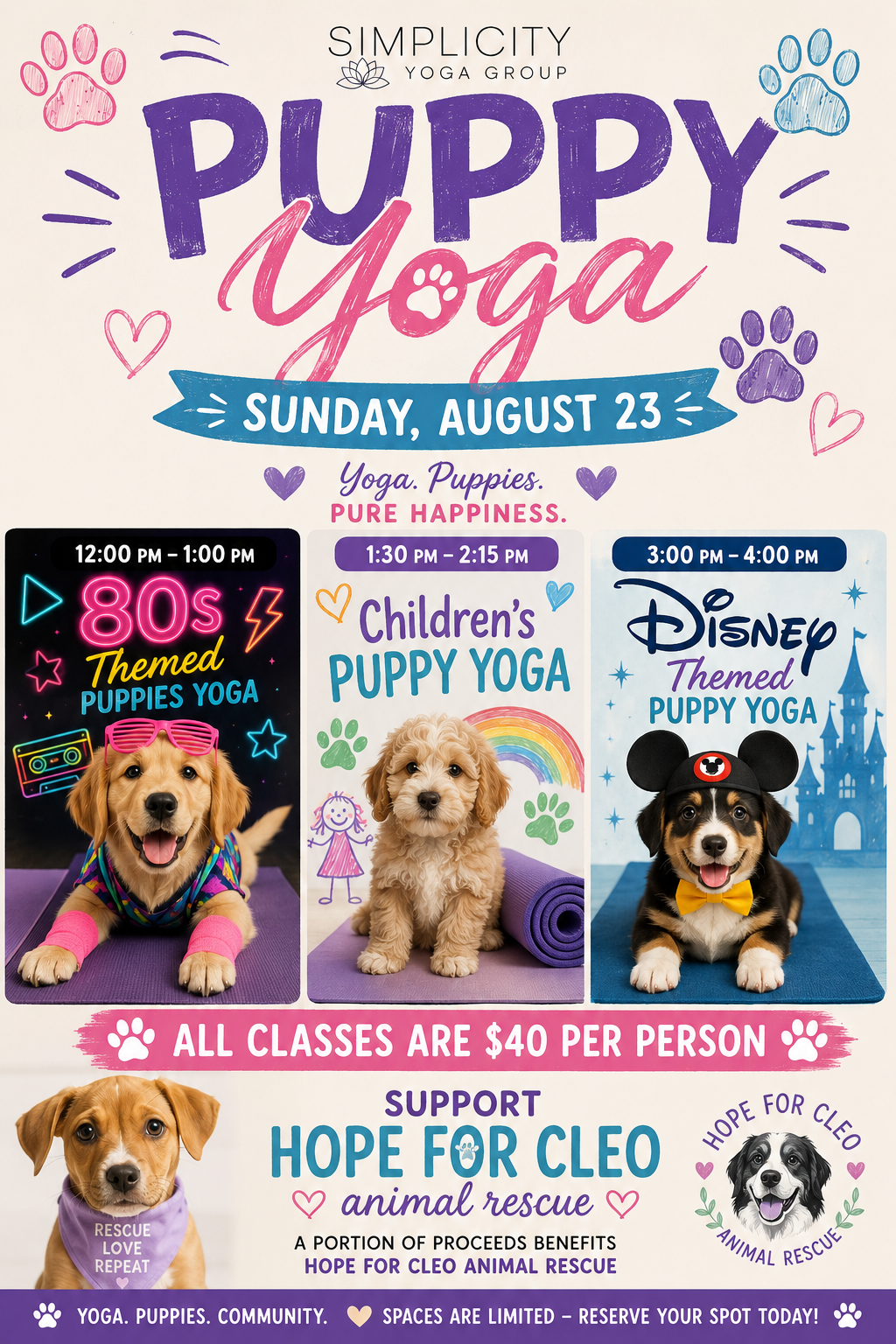 Puppy Yoga