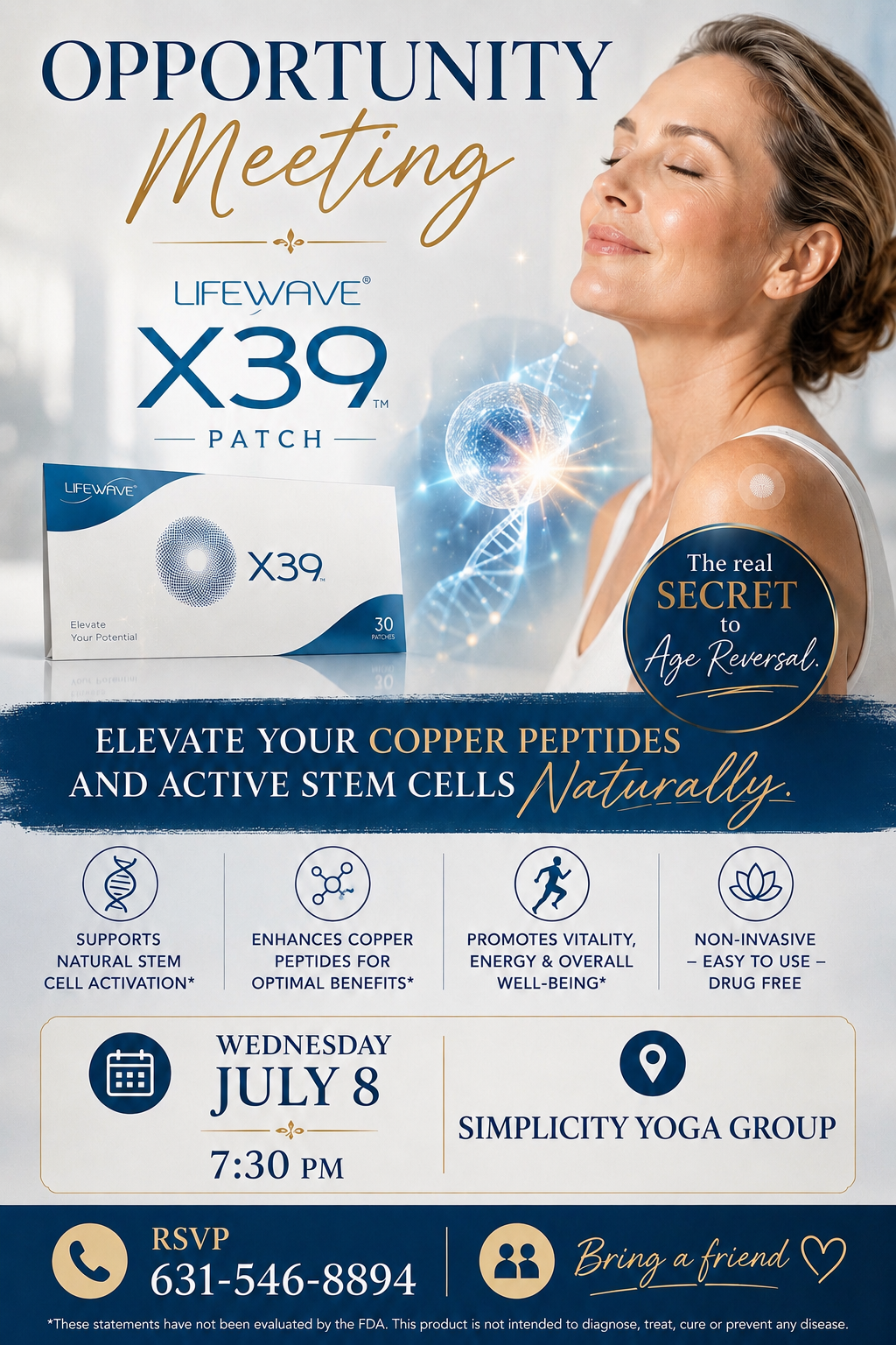 Learn about the X39 Patch! Live Q & A with R.N., & Wellness Advocate, Diane Hunt!