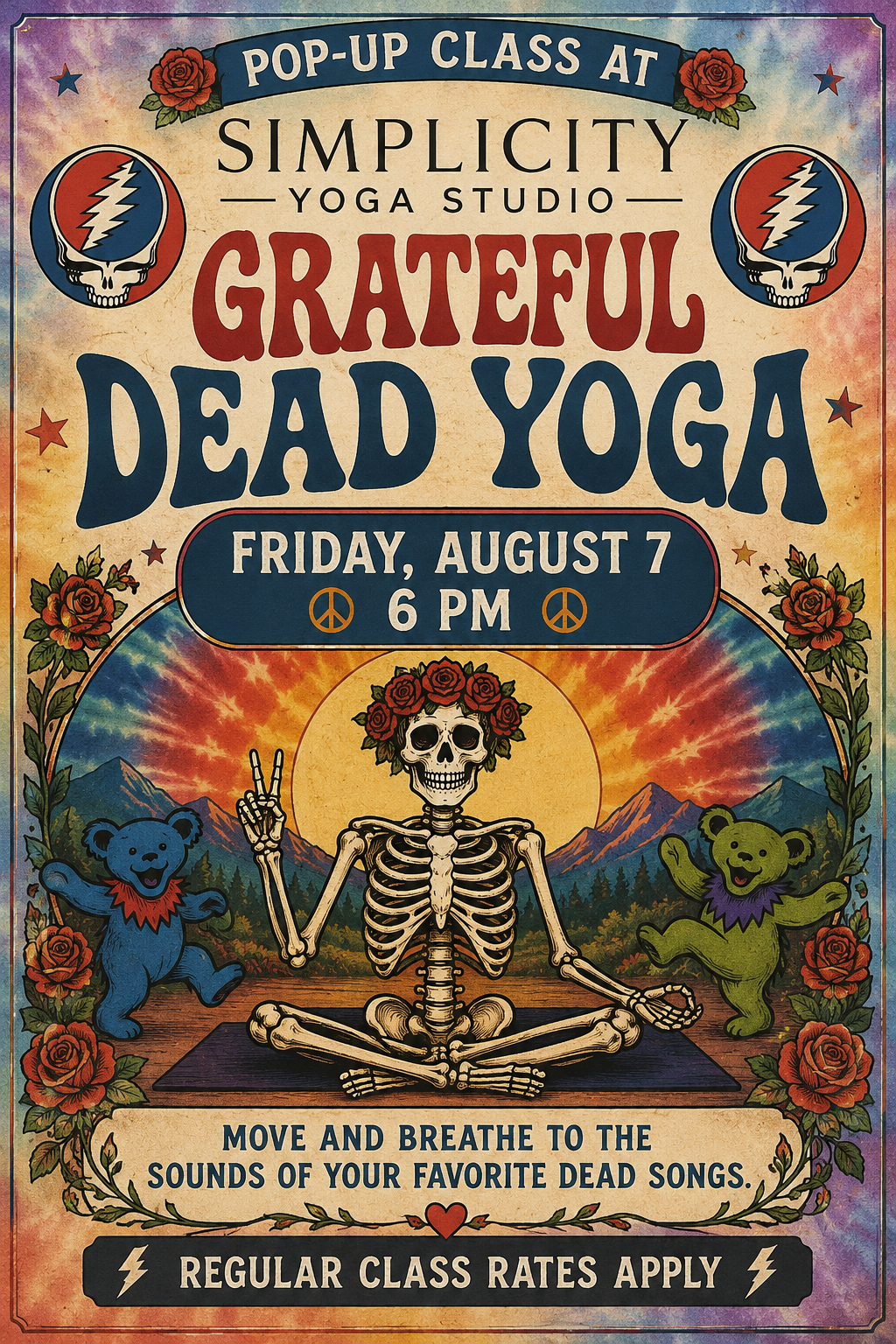 Grateful Dead Yoga Pop-Up Class