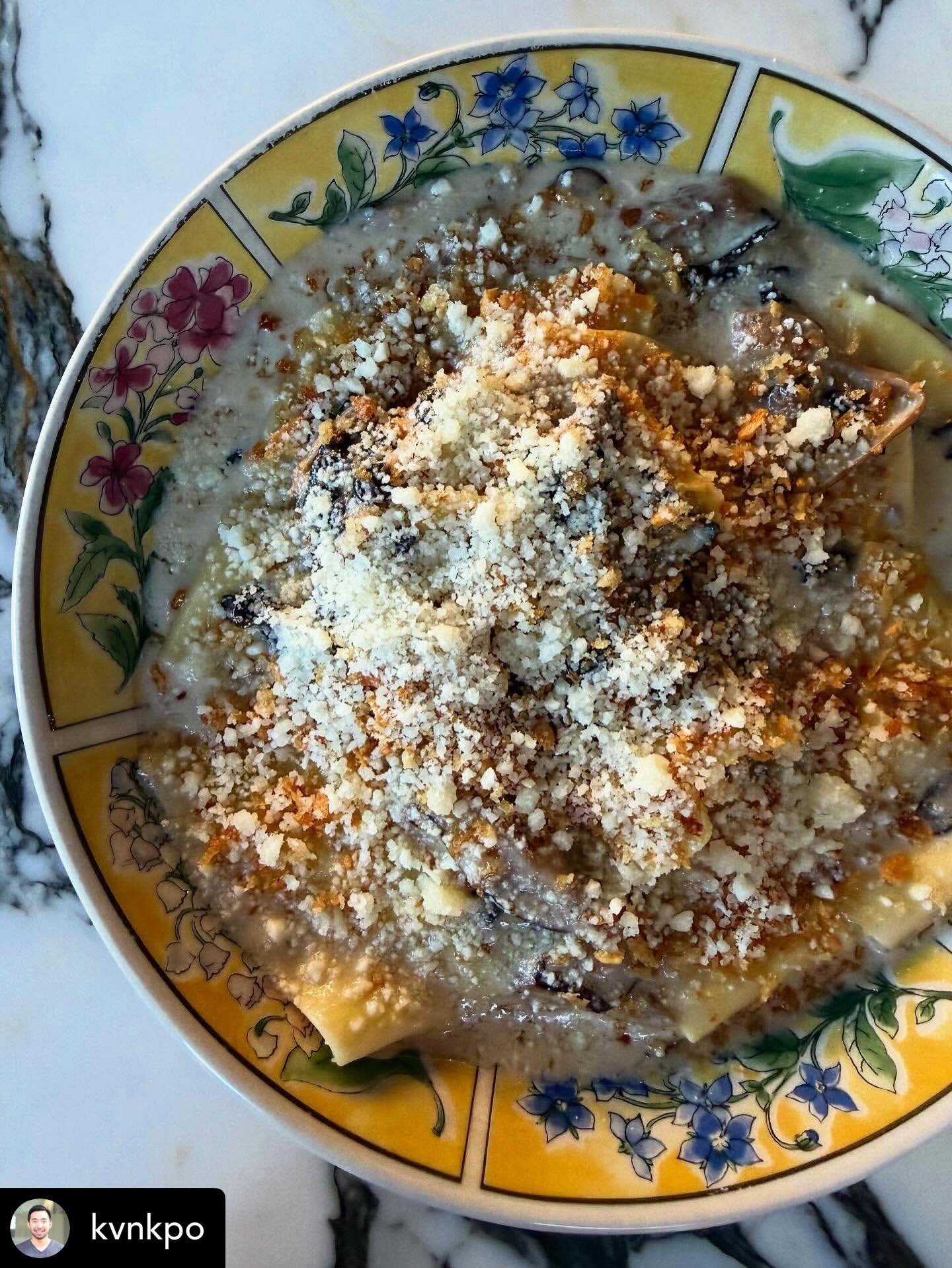 Get @reshare_app &bull; @kvnkpo @routiersf&rsquo;s incredible pasta!