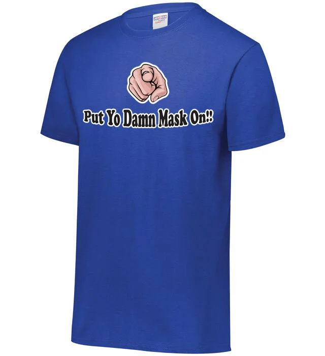 PUT-ON-YO-DAMN-MASK-TEE-SHIRT-ROYAL.jpg