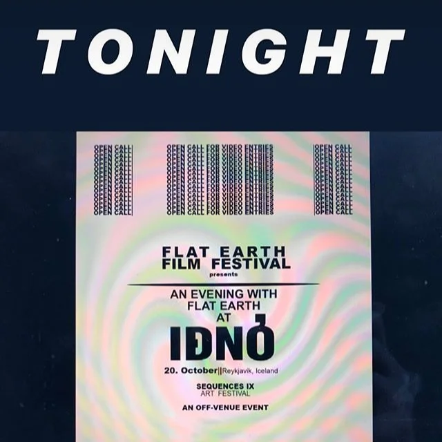 Friends at @flatearthcinema are having a one night screener as part of @sequences_art_festival tonite in Reykjavik and we are lucky enough to be one of the films showing! Such a unique festival and glad to be a part of this event 💙
&bull;
&bull;
&bu