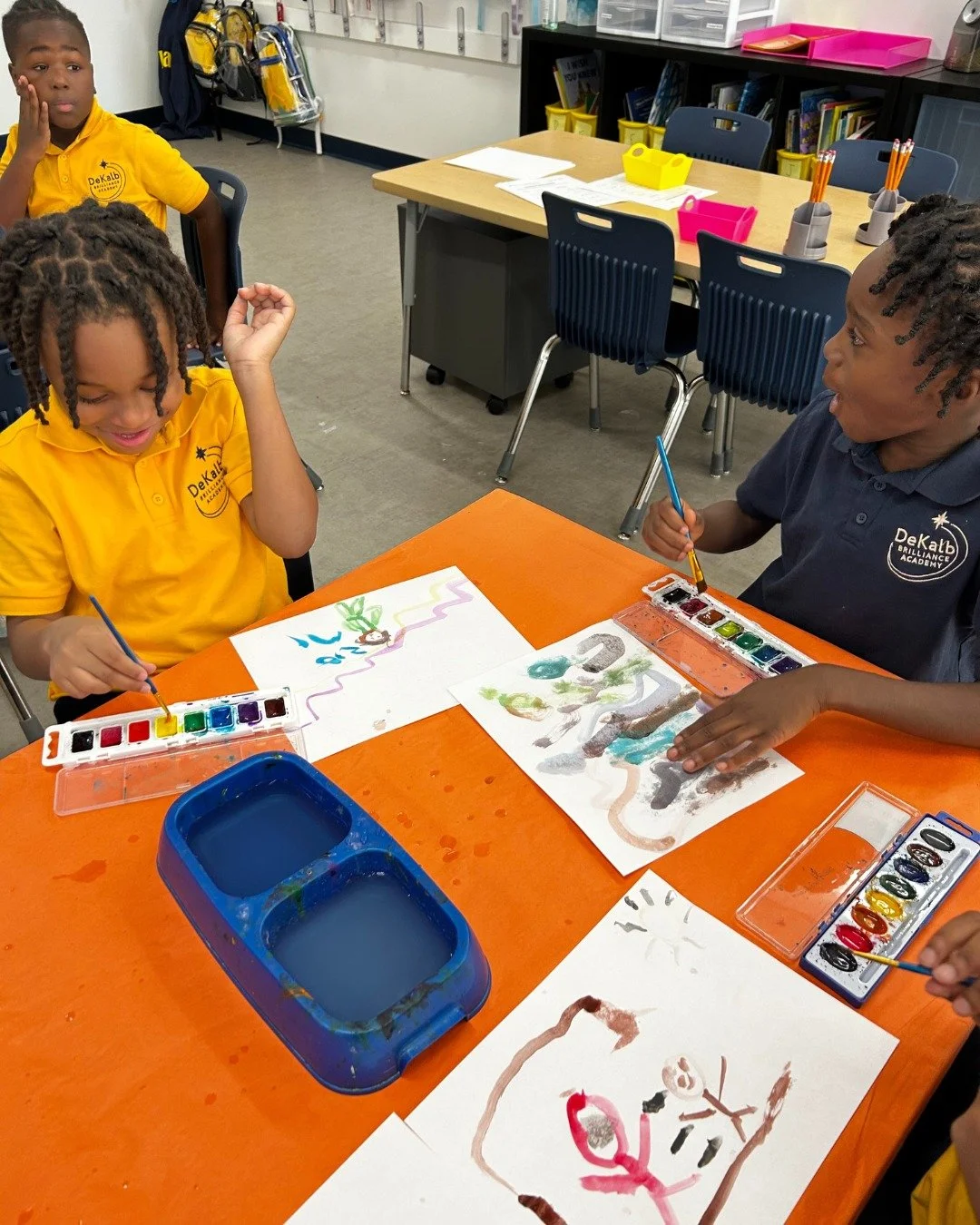 Our Hive Artists are building skills and confidence.Scholars are using art to express identity, community, and big ideas. #StudentVoice #DBAProud #ArtsIntegration