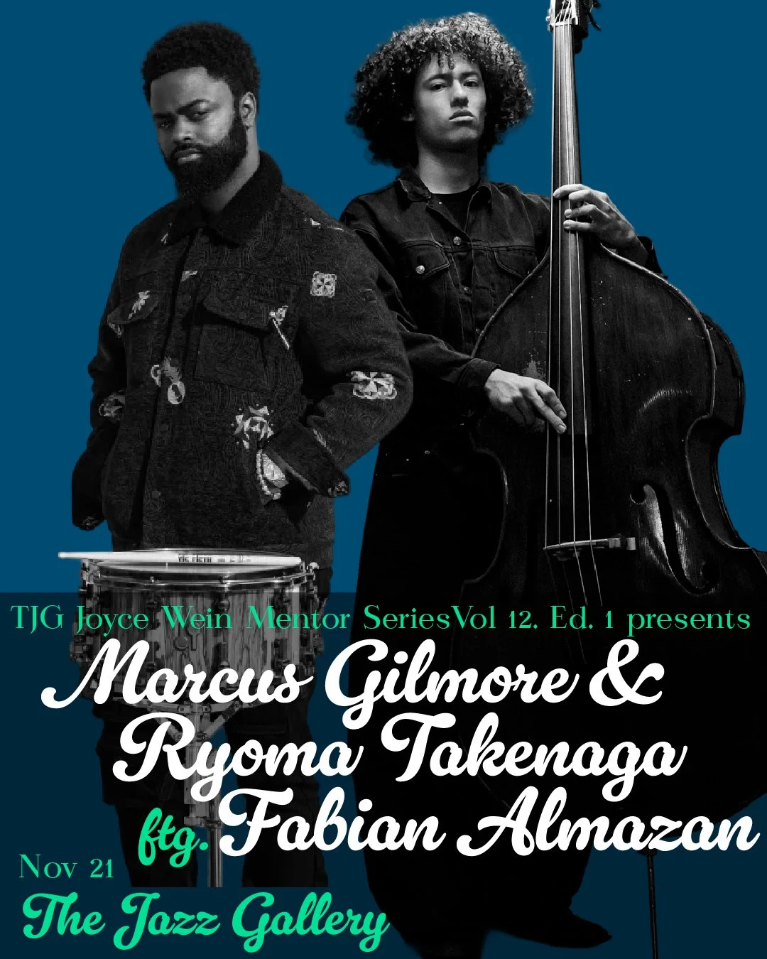 TJG Joyce Wein Mentoring Series: Marcus Gilmore &amp; Ryoma Takenaga