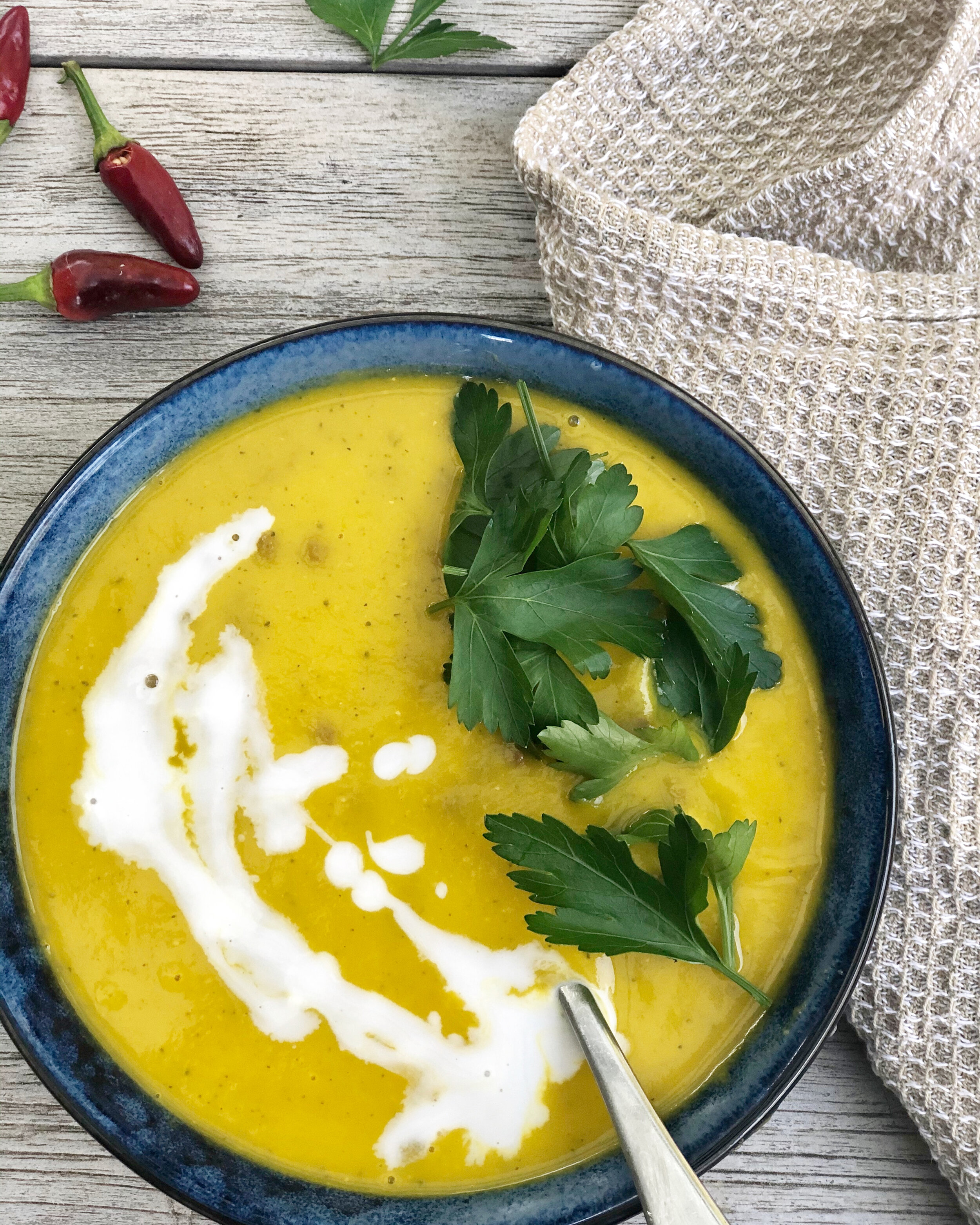 Detox Soup (aka Green Curry Lentil Soup)