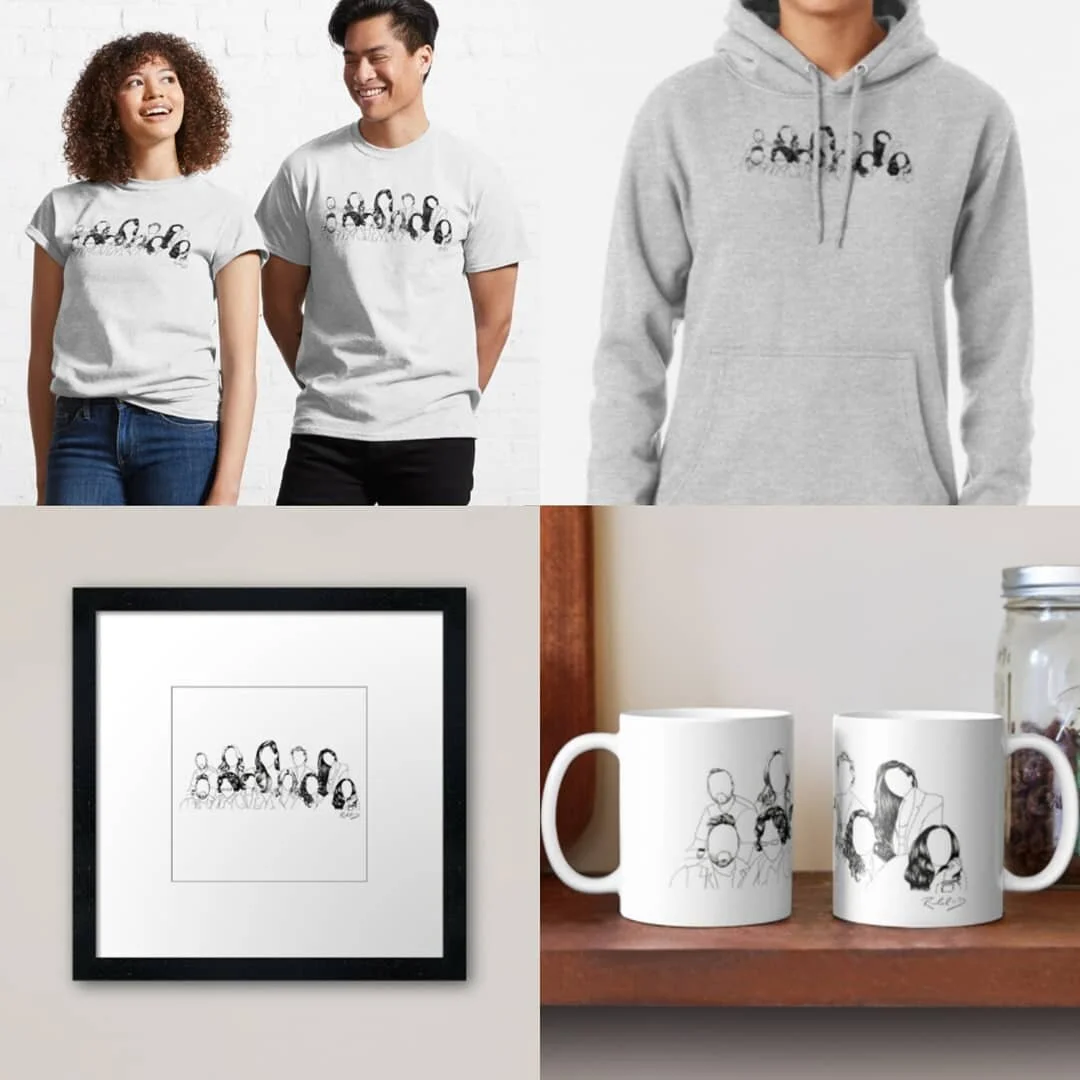 Hey girl hey! 
I've set up a Redbubble shop for prints/shirts/mugs of my Taylor Strecker Show illustration. It's my first time navigating this site, so bear with me. There's lots of different options to explore. Thanks everyone for all the support, l