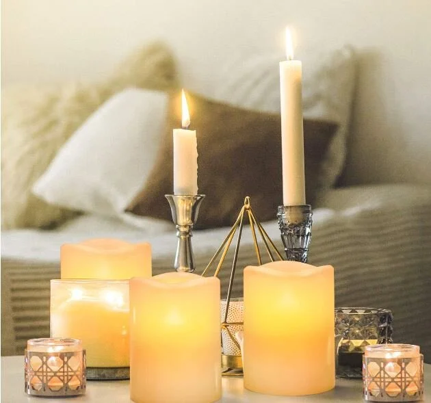 Small LED Pillar Candle - 30 available