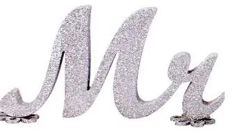 Silver Mr Sign - 2 Avaialbe 