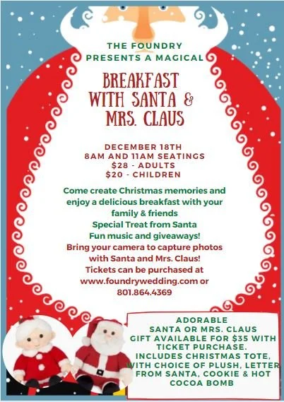 Breakfast with Santa and Mrs. Claus