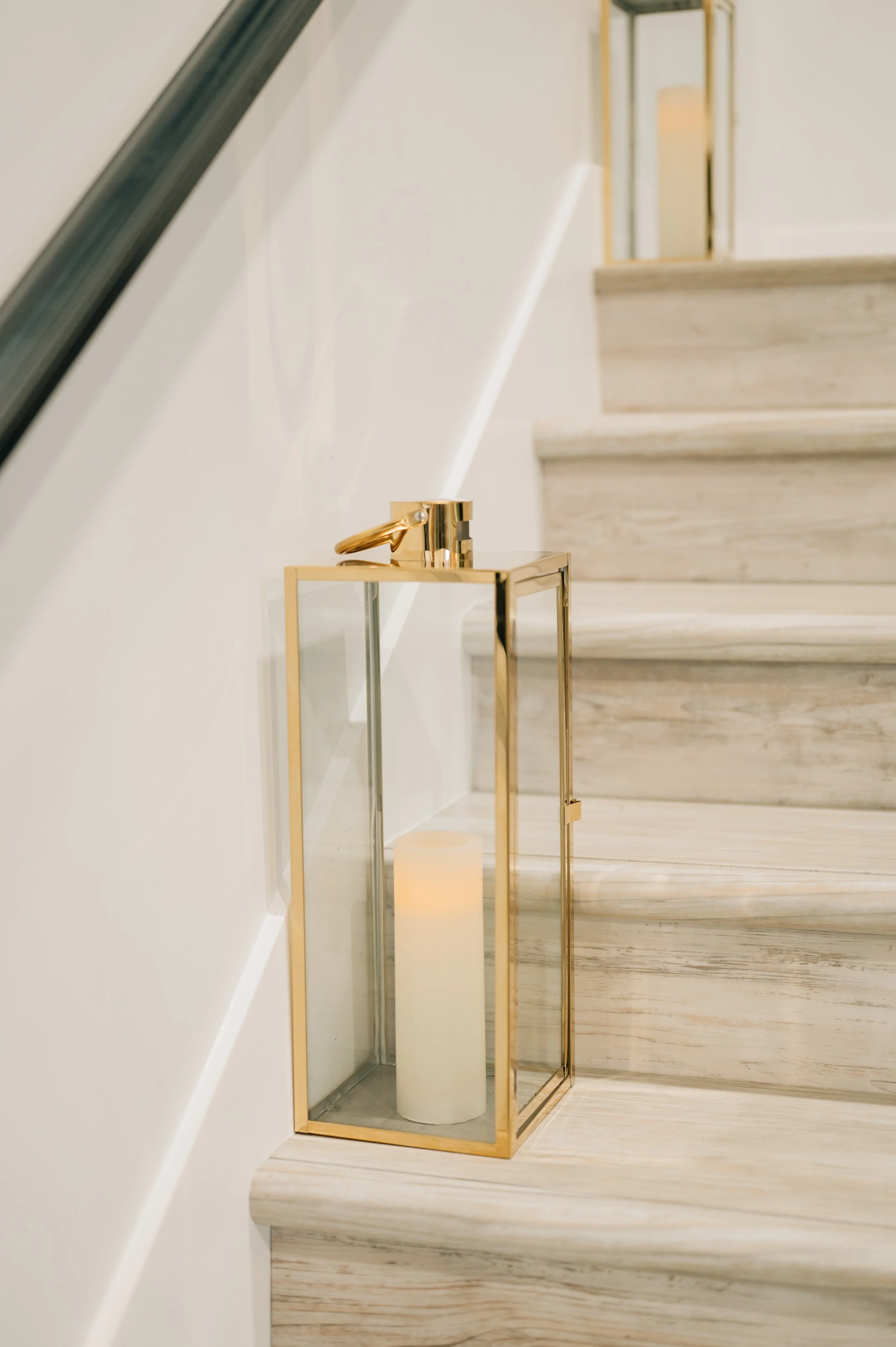 Large Gold Lantern - 6 Available