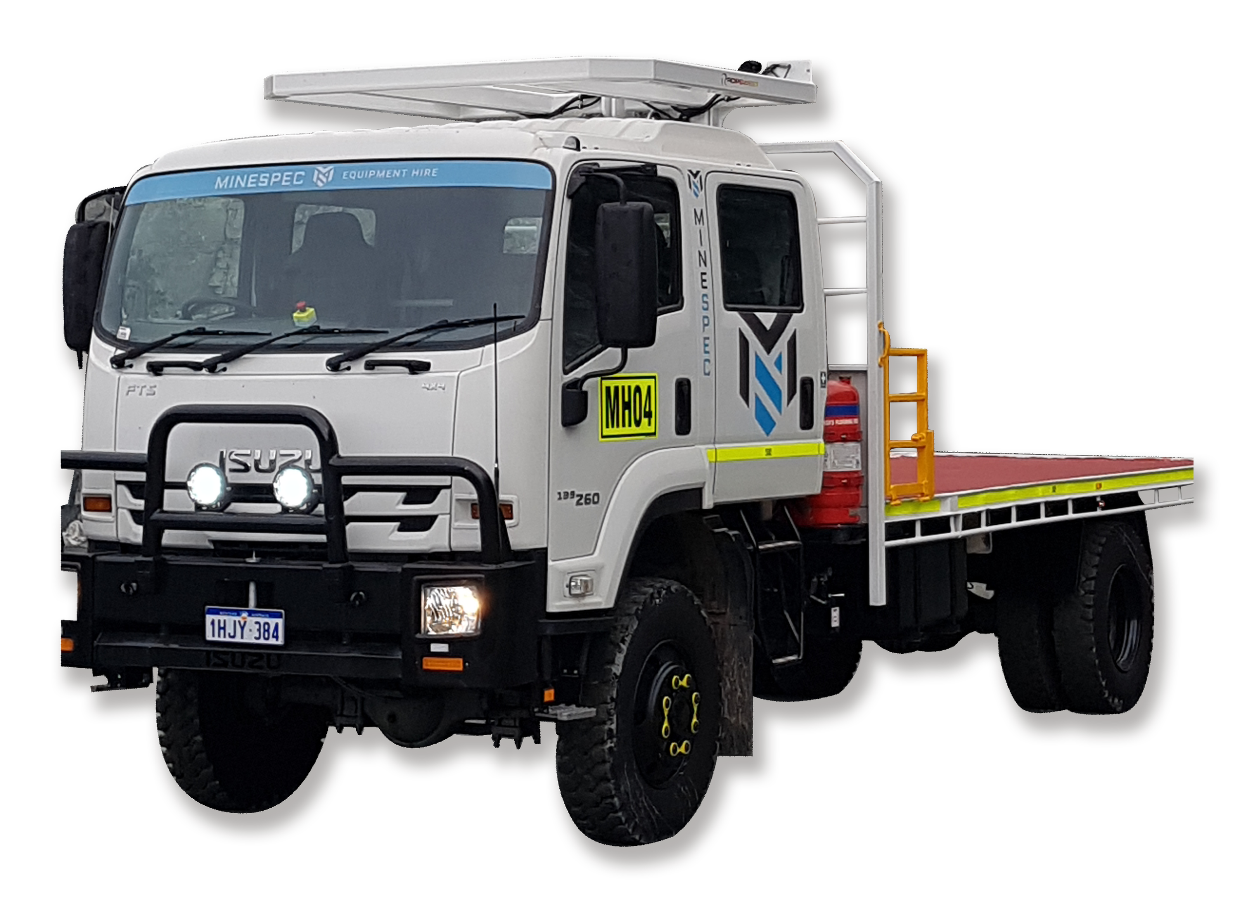  Underground Flat Tray Trucks available for hire in Perth area, WA.  