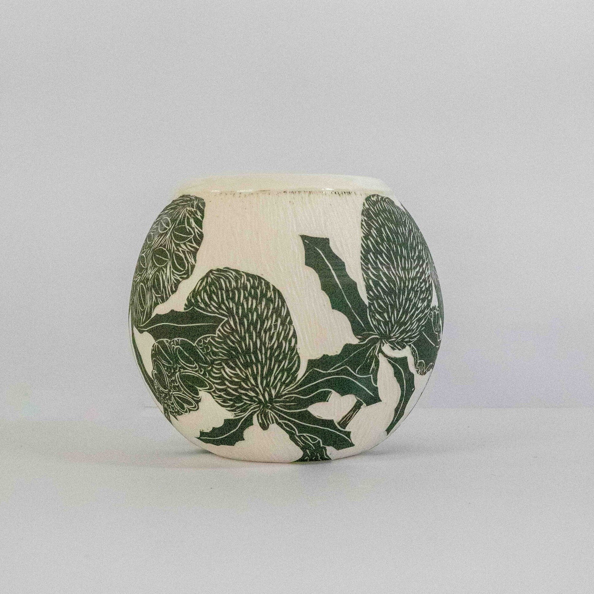 Sharon Edwards
Zone C &mdash; 05 &mdash; Ceramics
Sharon is a ceramic artist who inspiration from her garden and the fauna and flora on the property. She makes functional and whimsical pieces and likes to incorporate her beautiful surroundings into h