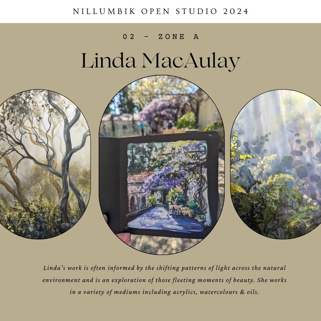 Linda MacAulay - 02 Zone A

@visitnillumbik @nillumbikarts @onehourout.melb @visityarravalley @yarravalleydandenongranges 

#nillumbikopenstudios2024 #nillumbikopenstudios #openstudio #supportlocal #madelocal #painting #arylicpaint #oilpaint